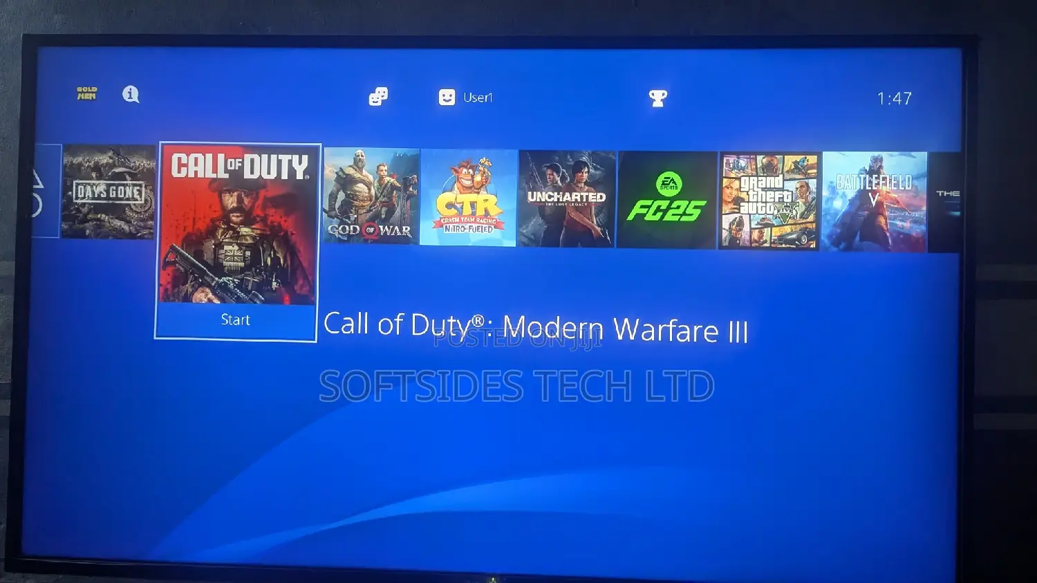 Ps4 Standard Jailbreak With 8 Games Reduced to Clear