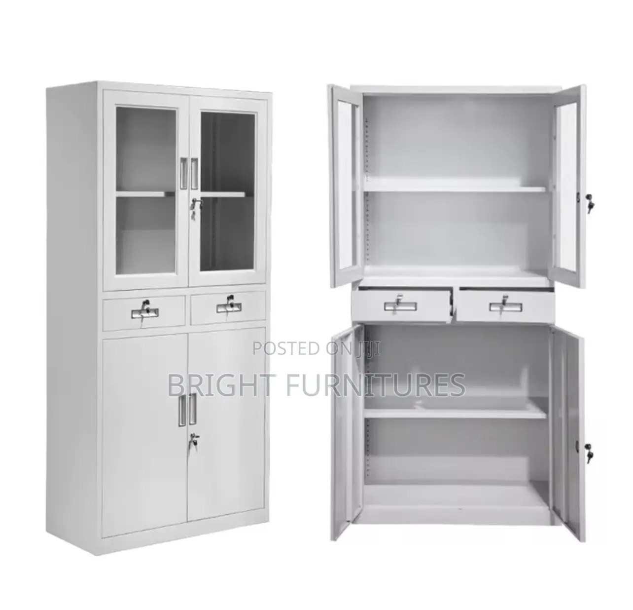 Office Cabinet With Shelves for Files and Documents