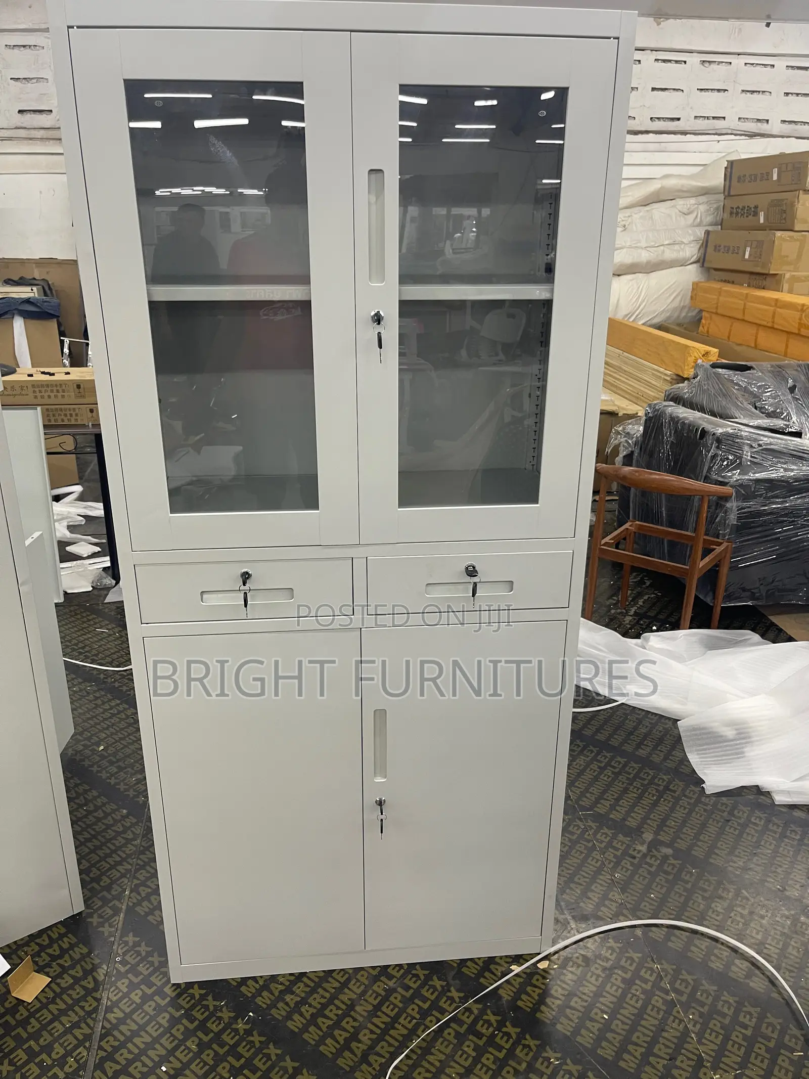 Office Cabinet With Shelves for Files and Documents