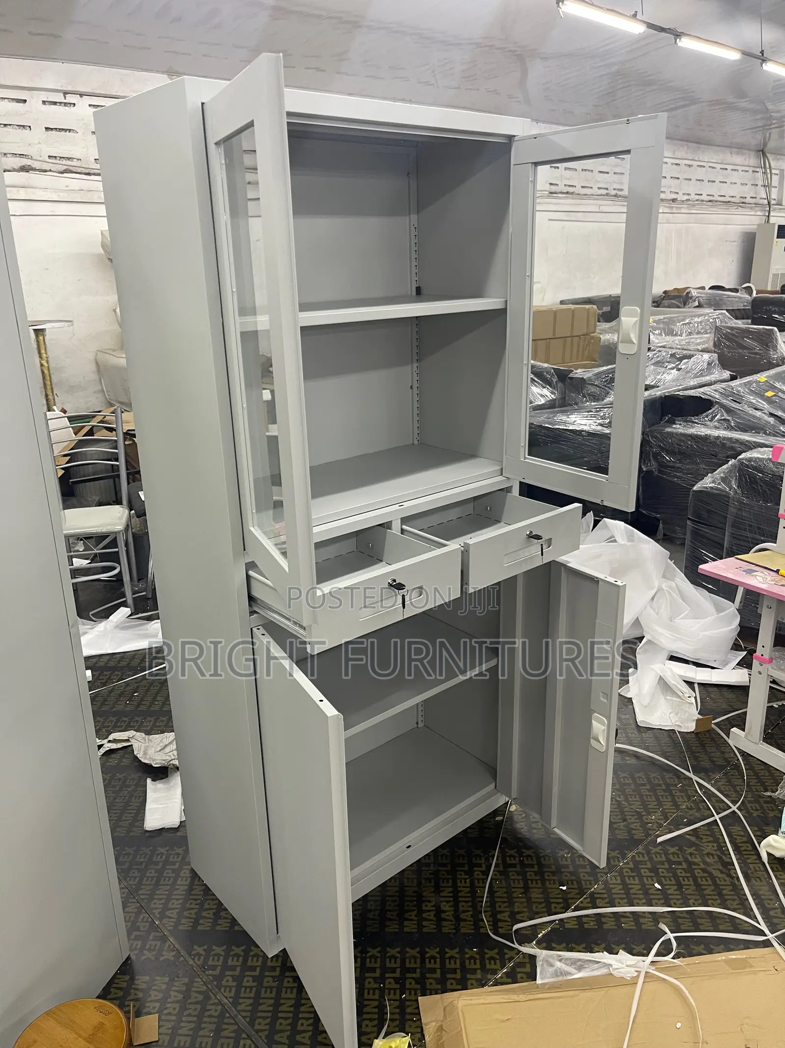 Office Cabinet With Shelves for Files and Documents