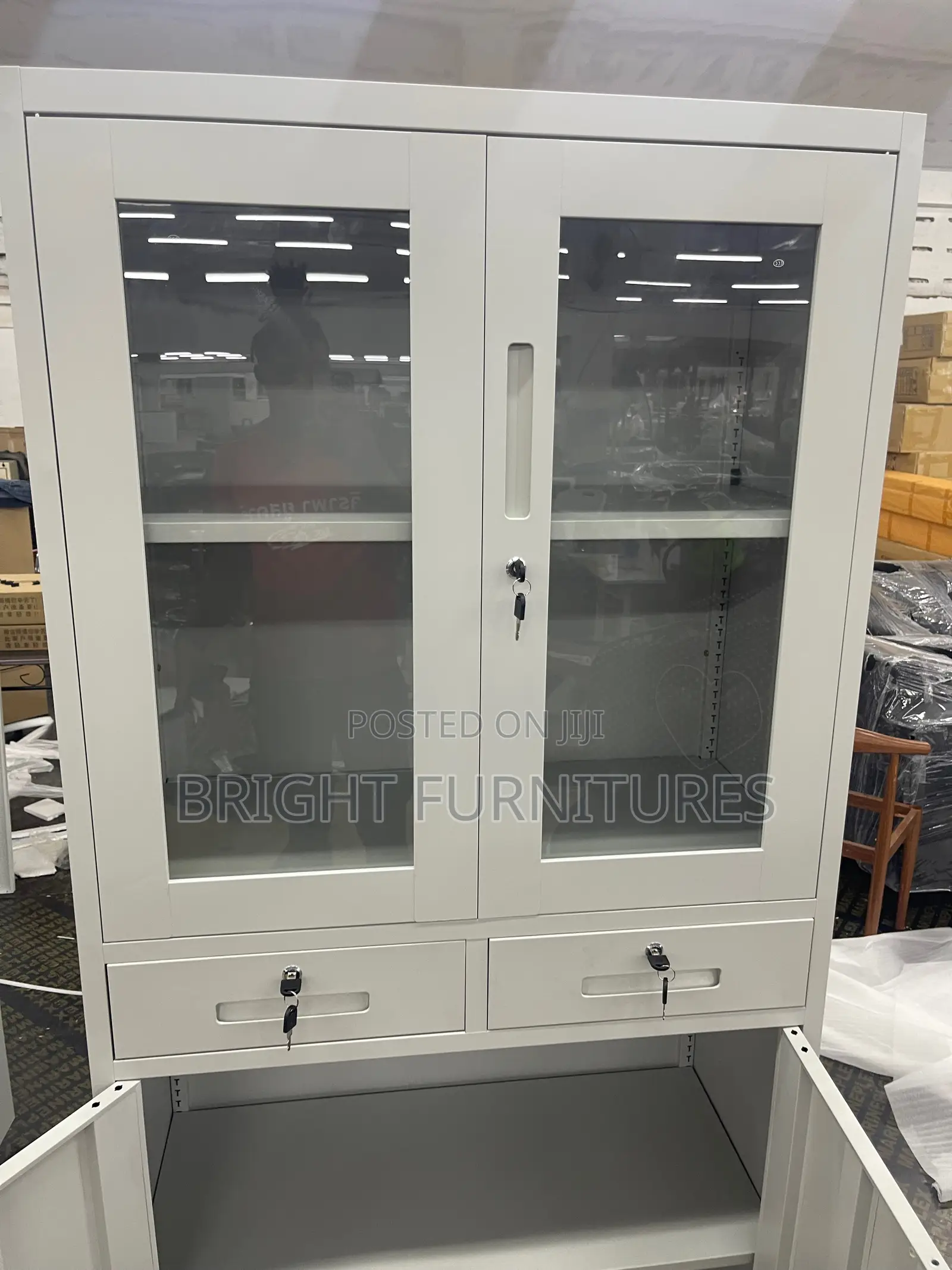 Office Cabinet With Shelves for Files and Documents