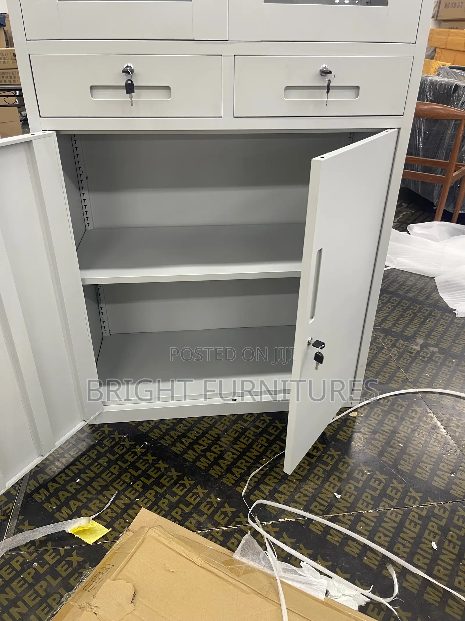 Office Cabinet With Shelves for Files and Documents