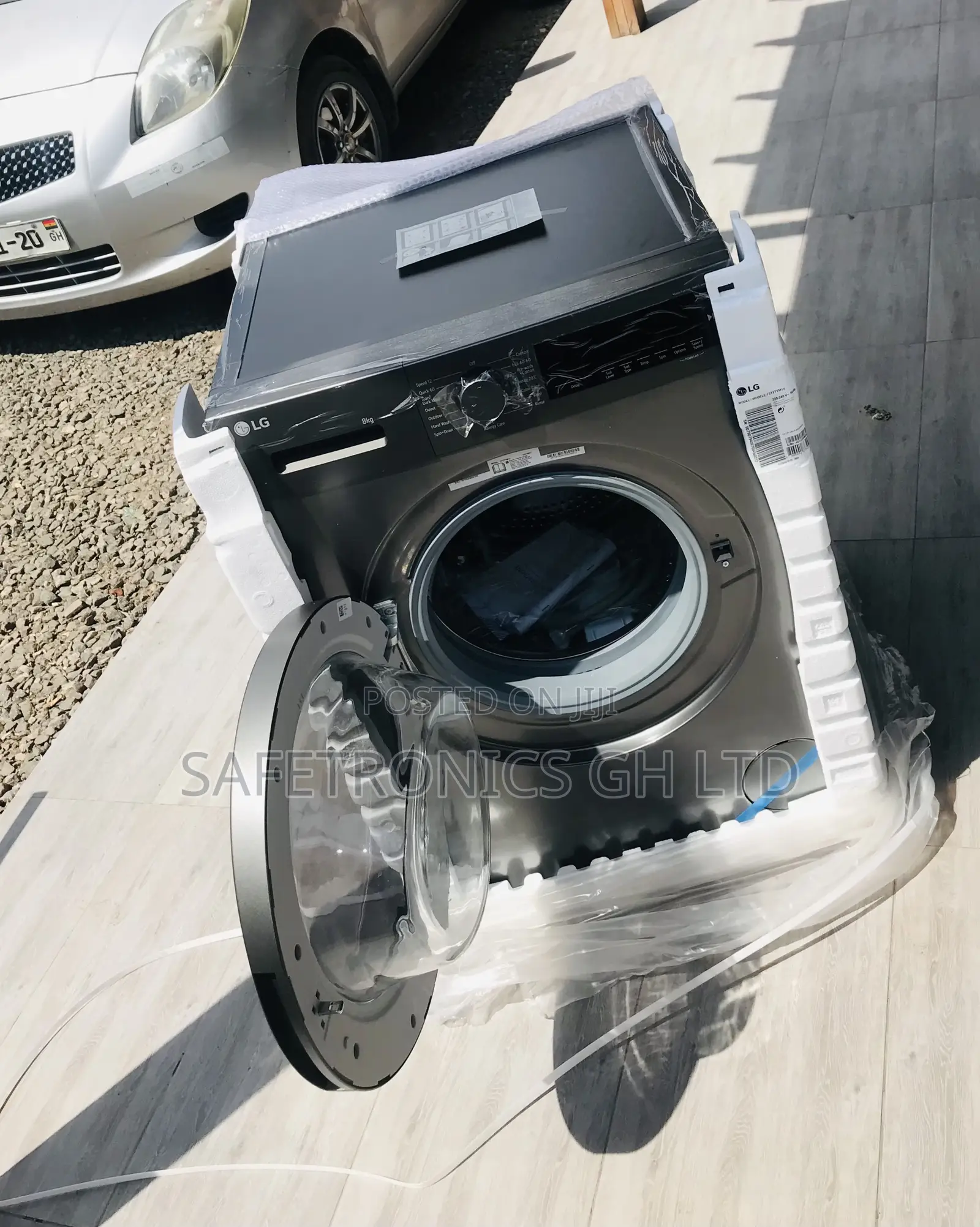 Reliable Yet Smart 8kg Fullauto Front Load Lg Grey Washer