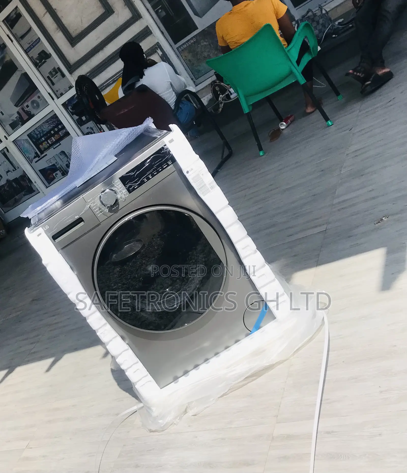 Available Grey Lg 8kg Fullauto Front Load Washingmachine