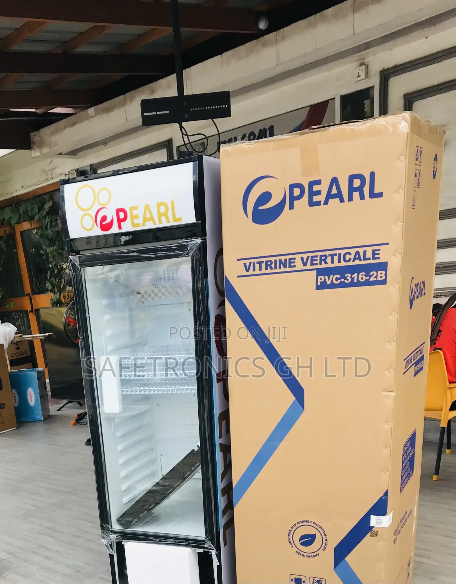 Authentic PVC-316 Singledoor Display Pearl White Frosty