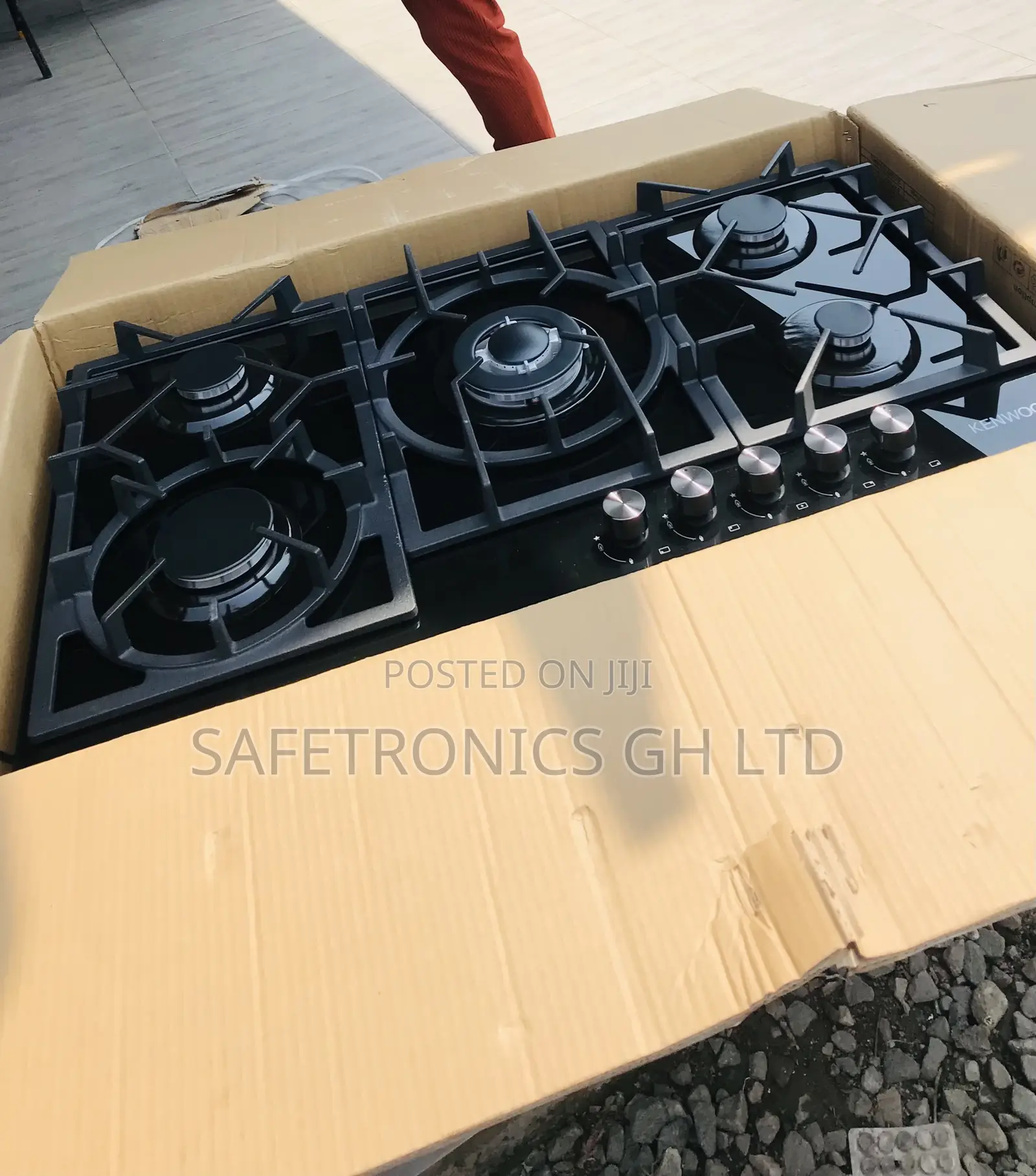 Kindly Order 60cm Kenwood 2 Electric 2 Gas Glass Black