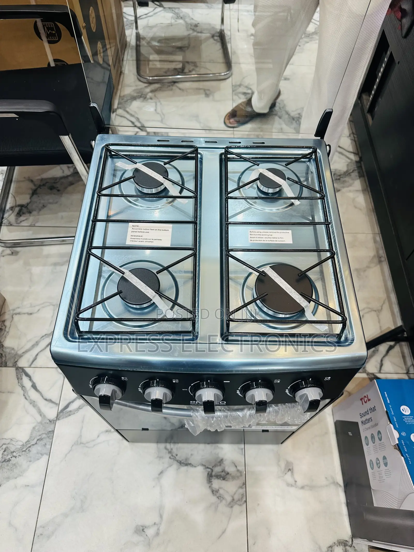 Long Lasting Effects Nasco Gas Cooker 50/50 4burner