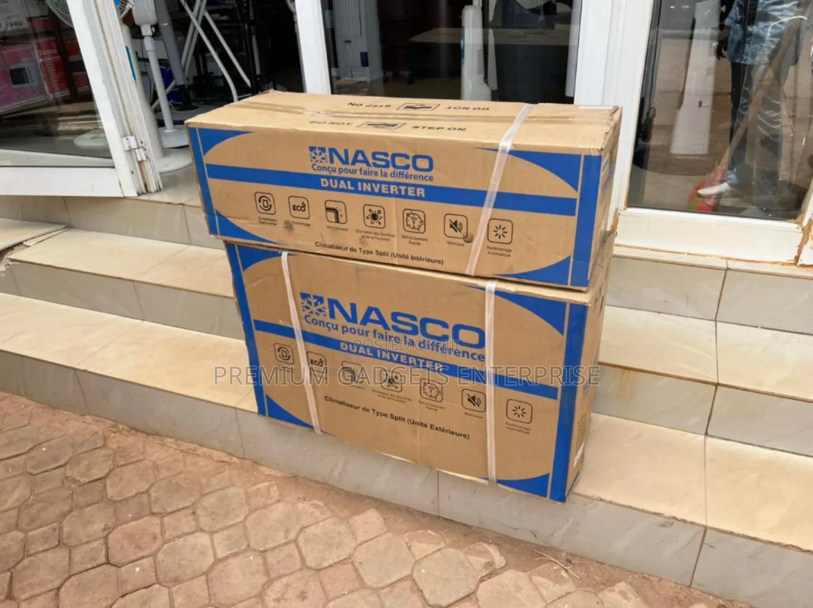 Nasco 1.5hp R410 Split Dual Inverter Air Cond [Nas-T12v1]