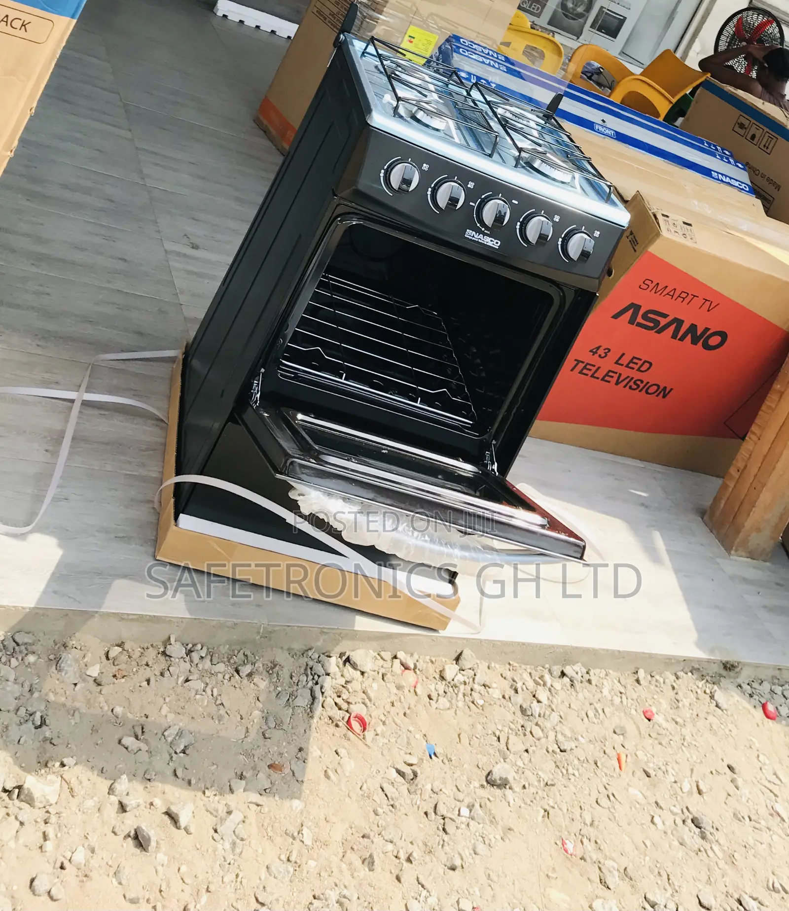Good Affordable Nasco 4 Gas Cooker Oven Glass Lid