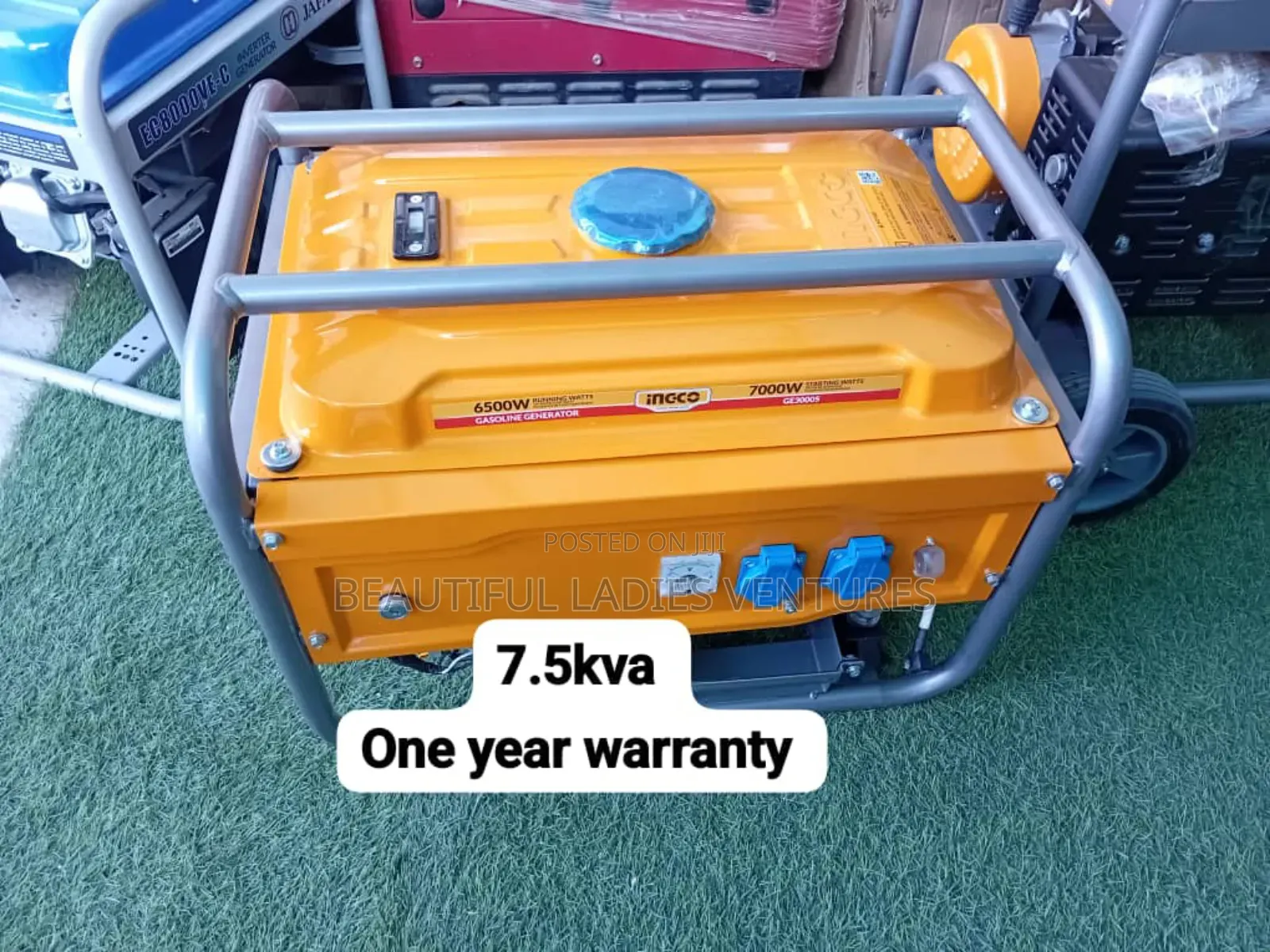 Powerful 7000watt 7.5kva