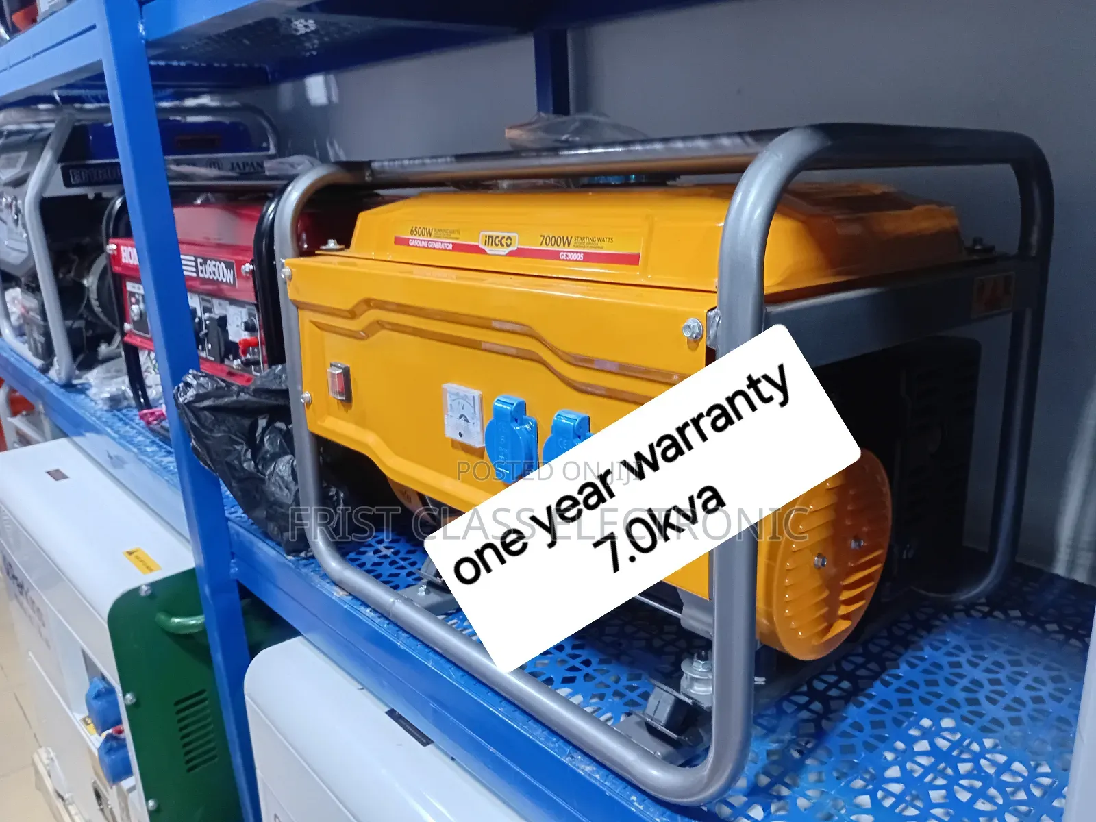 High Quality 7.0kva Ingco Petrol Generator