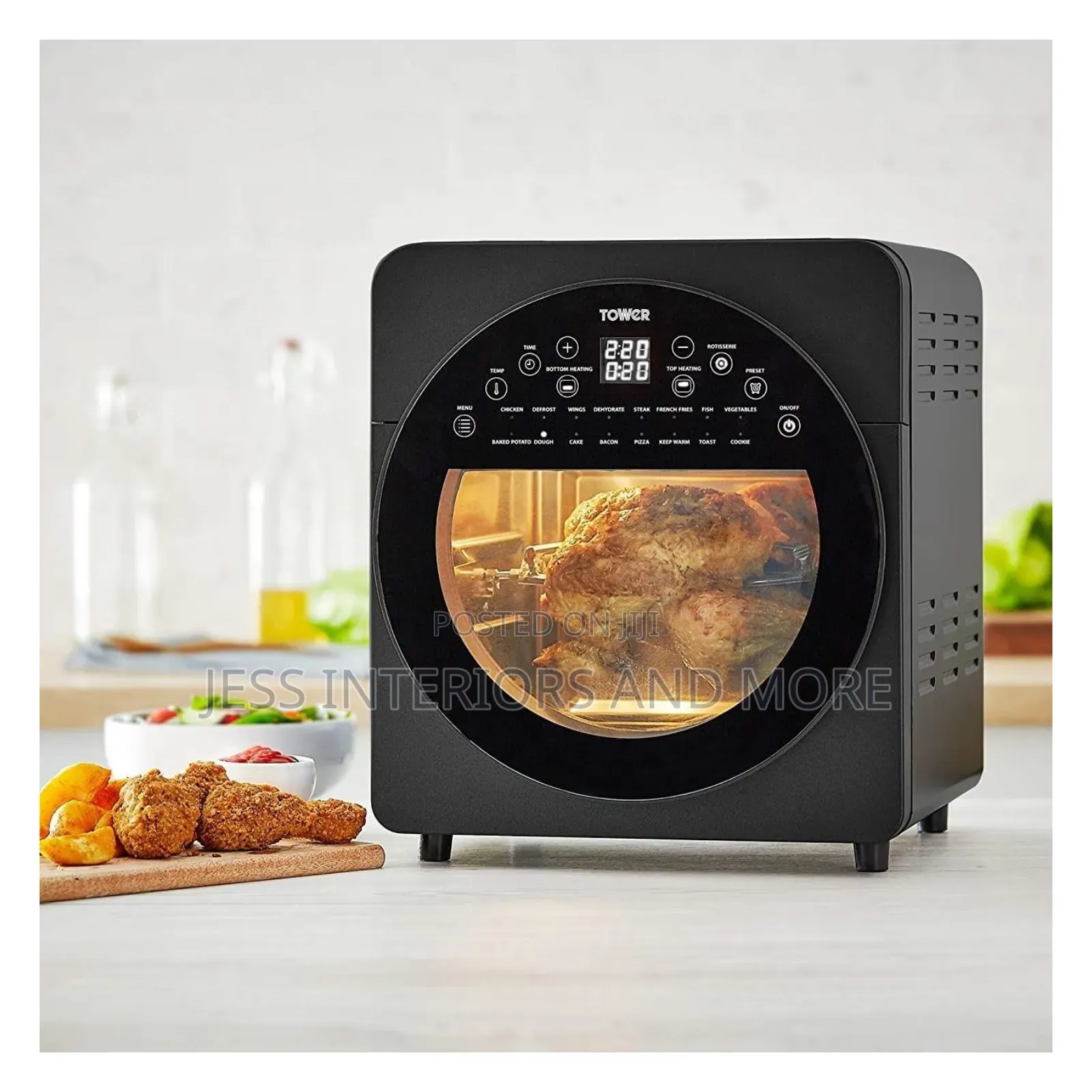 Tower Xl 14.5l 5-in-1 Digital Air Fryer Oven With Rotisserie