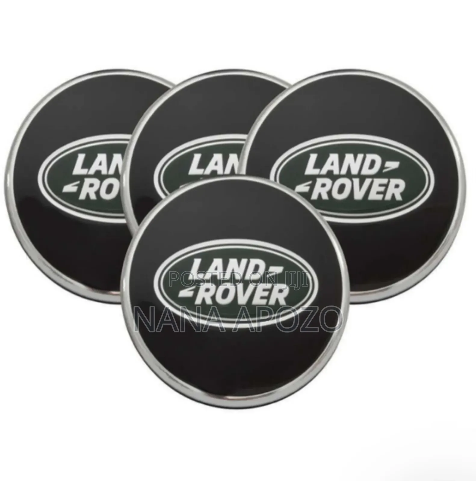 Land Rover and Range Rover Wheel Cups Black