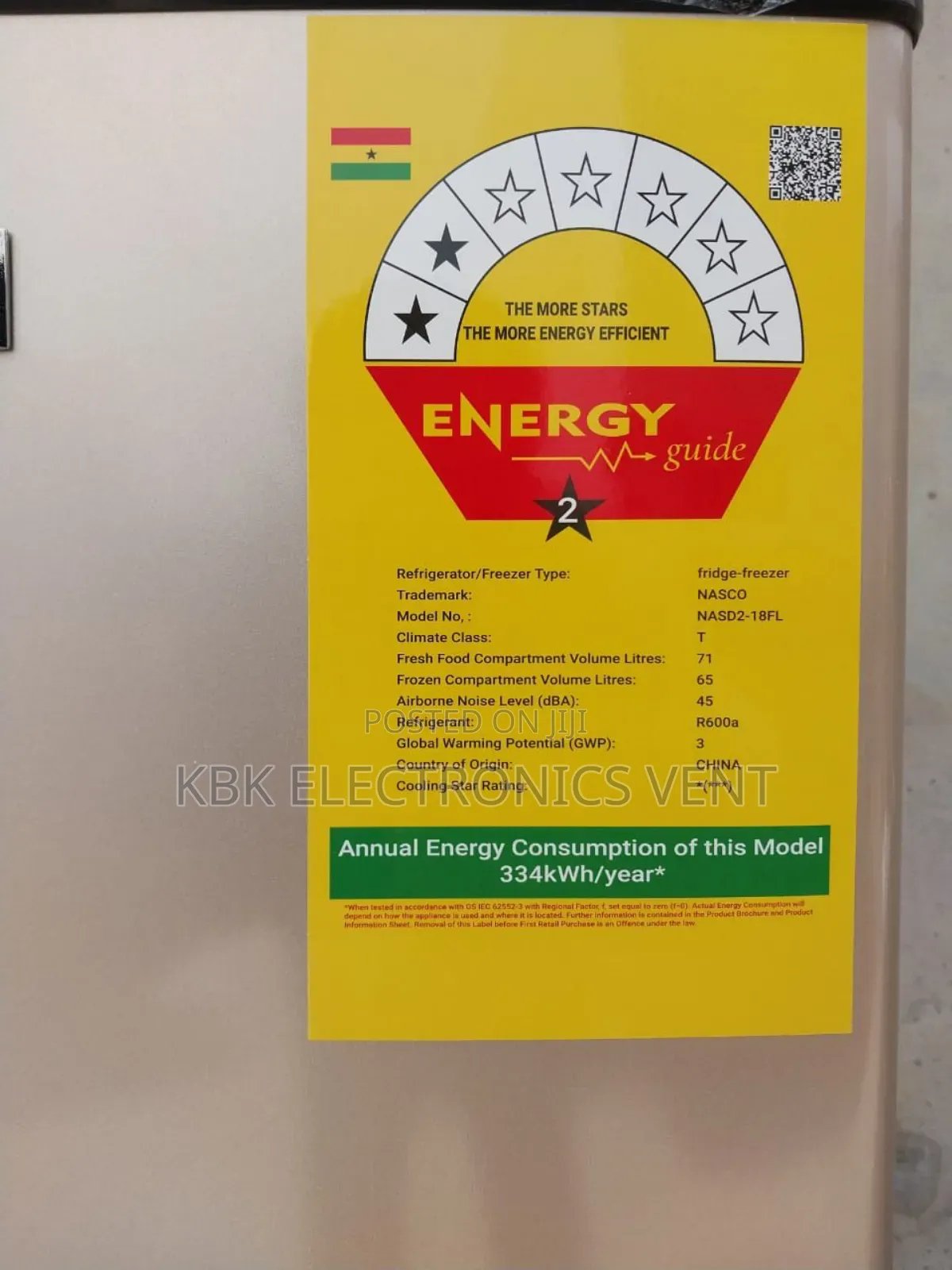 Nasco 136ltr Nasf2-18fl Double Door Refrigerators