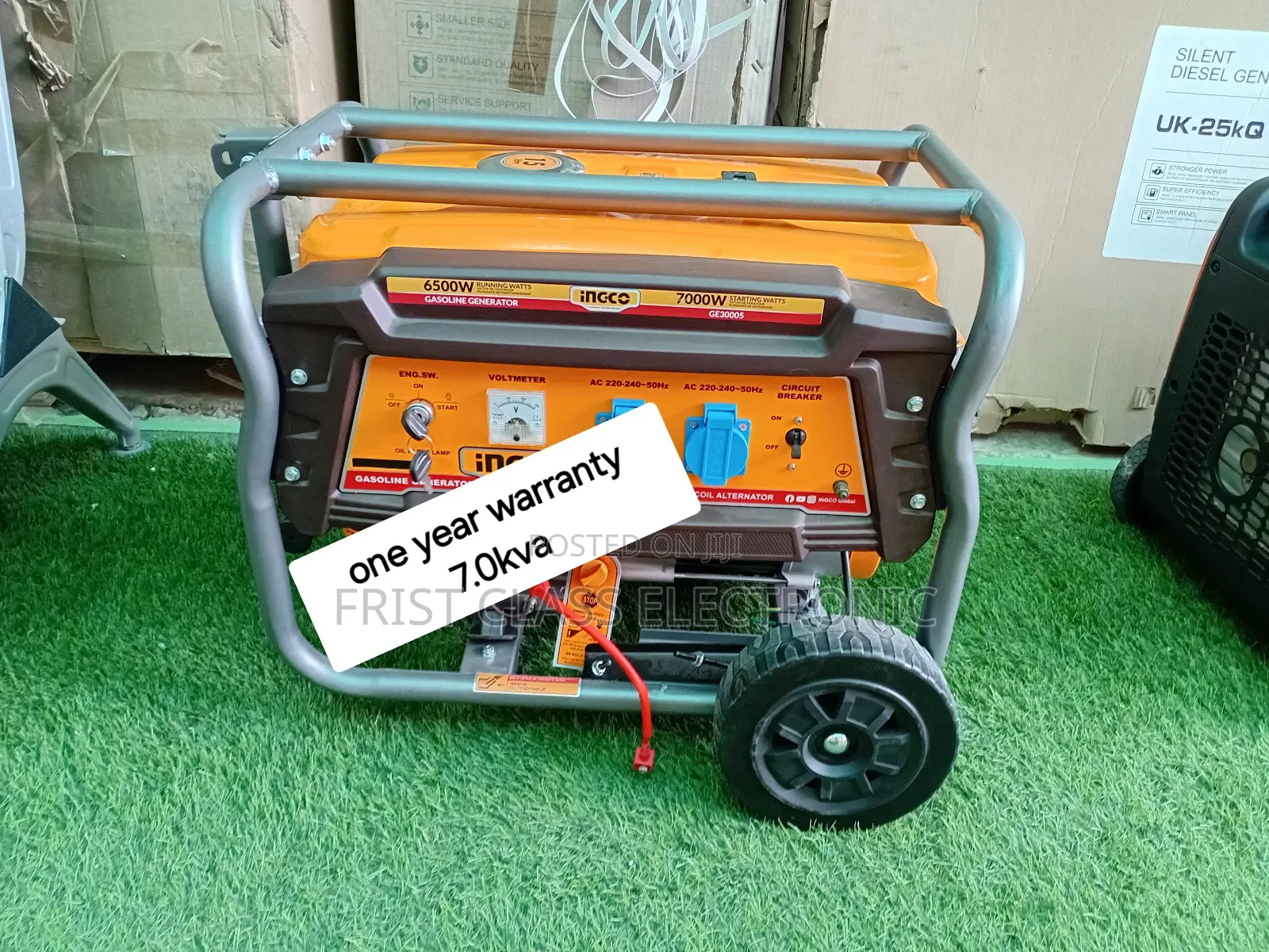 High Efficiency 7.0kva Petrol Generator