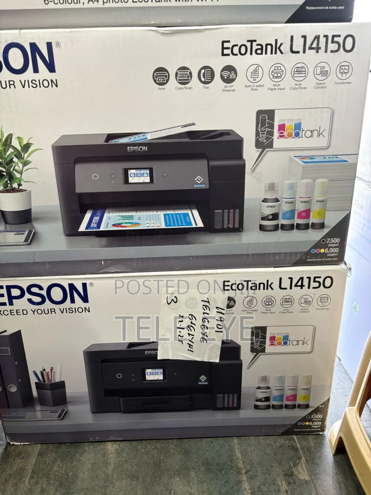 Epson Ecotank L4150 A3 All-in-One Wireless Printer
