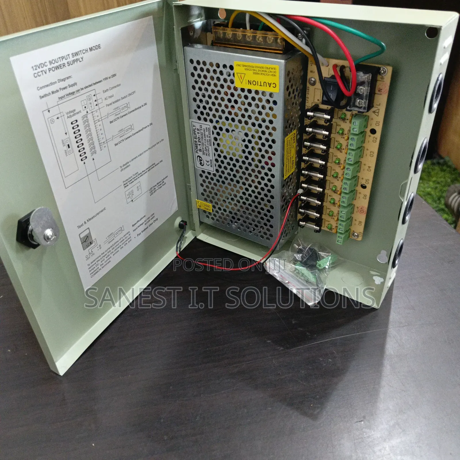 CCTV Power Supply 8 Channel Dc12v