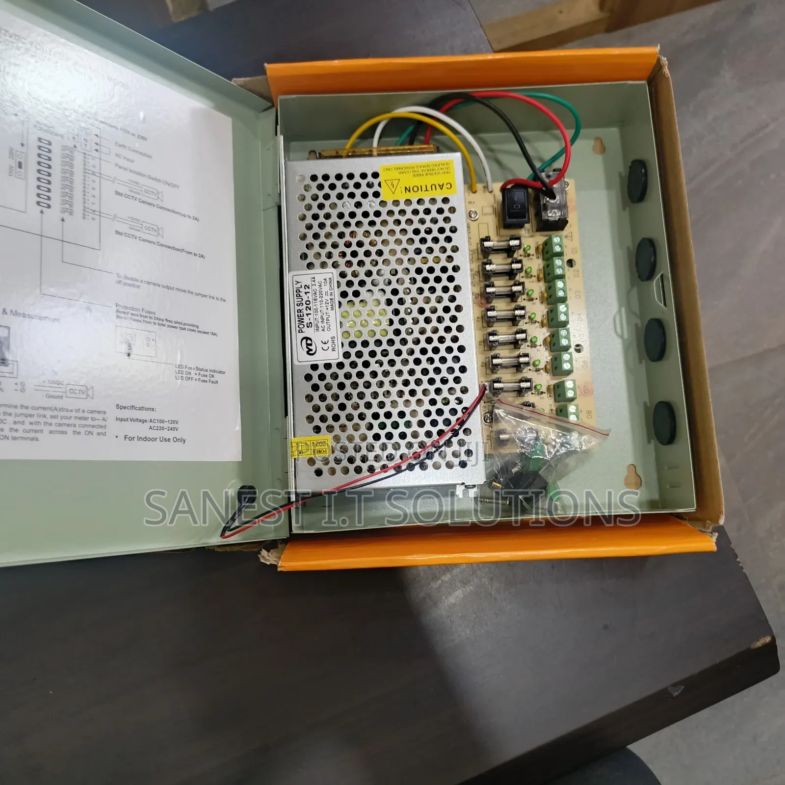 CCTV Power Supply 8 Channel Dc12v