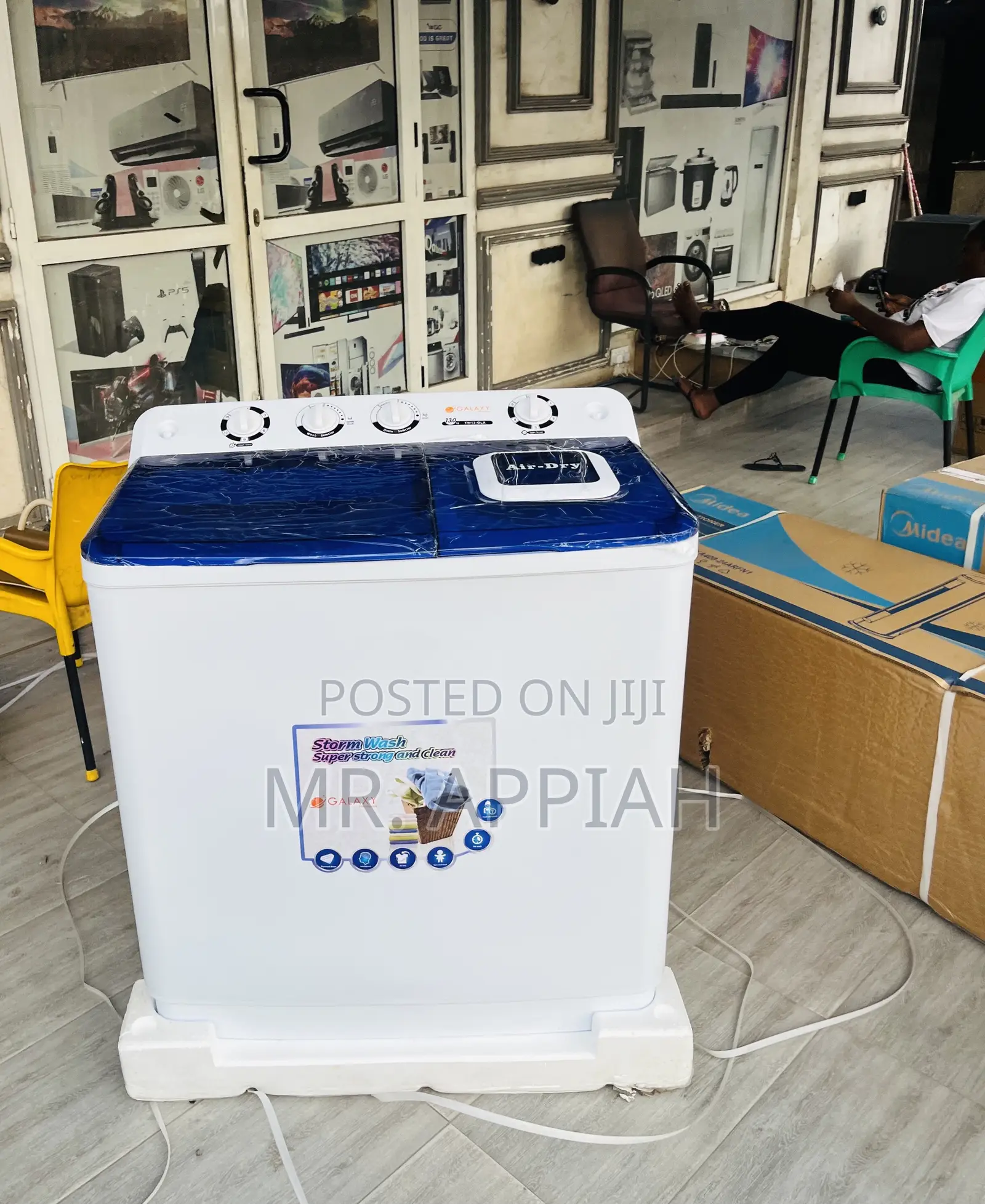 Get Authentic Galaxy 13kg Semi-Automatic Washing Machine.