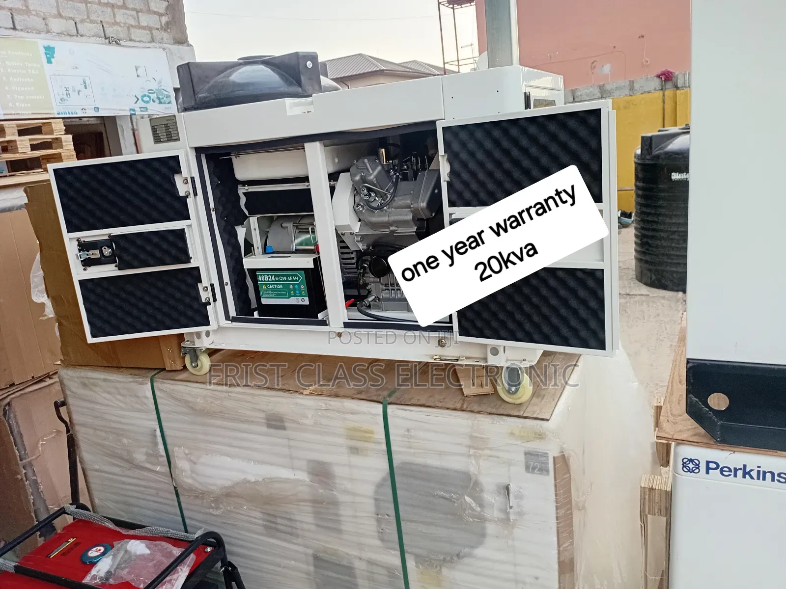 Industrial Grade 20kva Silent Diesel Generator
