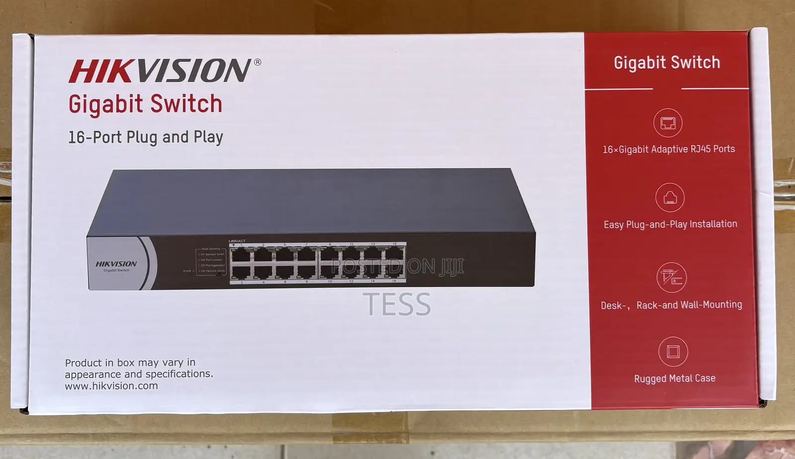 Hikvision 16port Fast Ethernet Gigabit Switch Ds-3e0516r-O