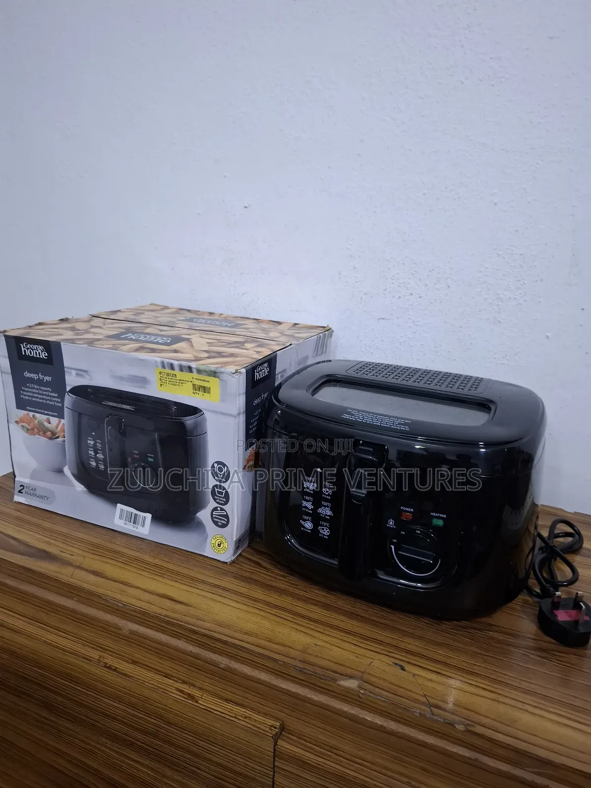 2.5l George Home Deep Fryer From Uk