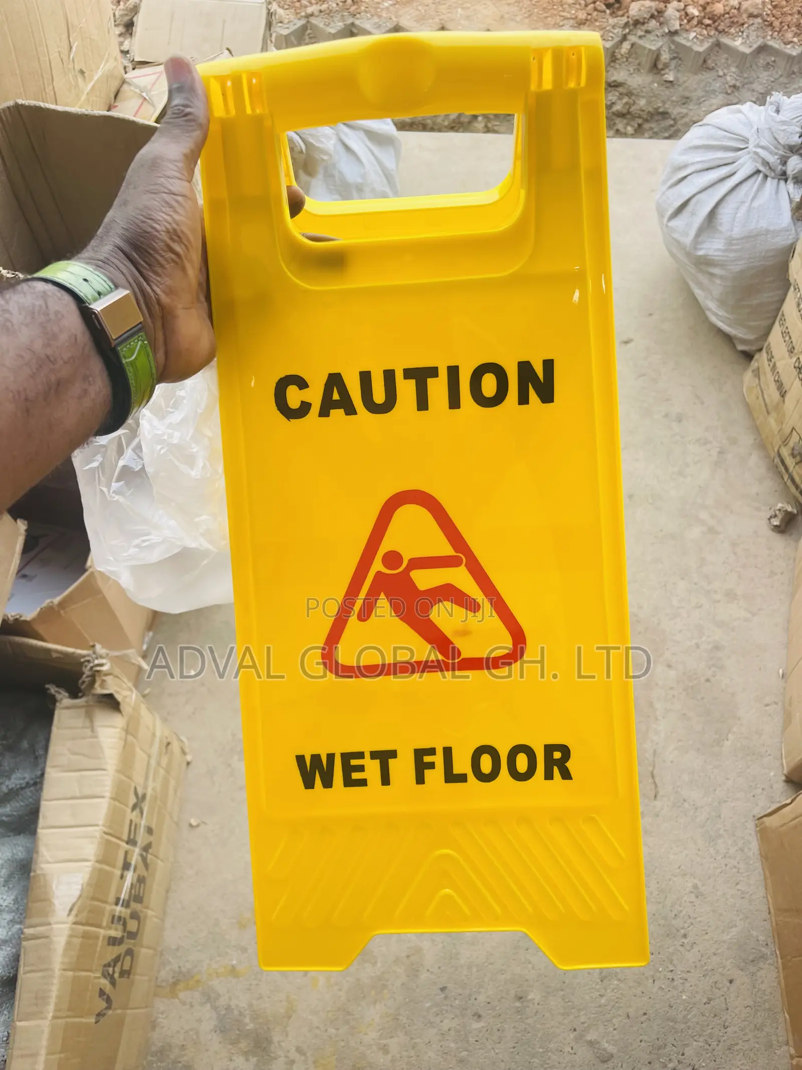 Cleaning Caution Sign