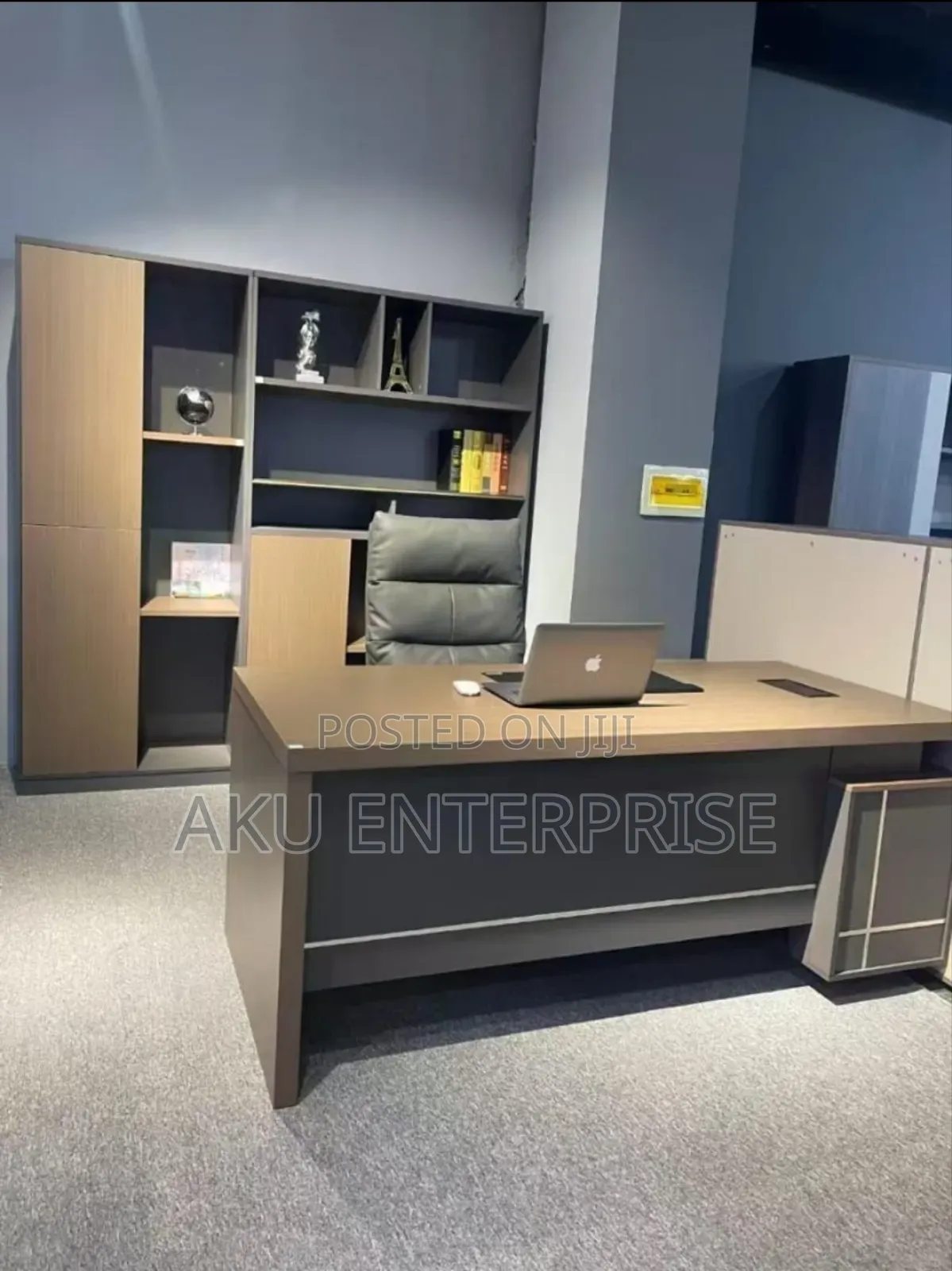 Office Desk With Drawers L Shaped 1.6 Meter