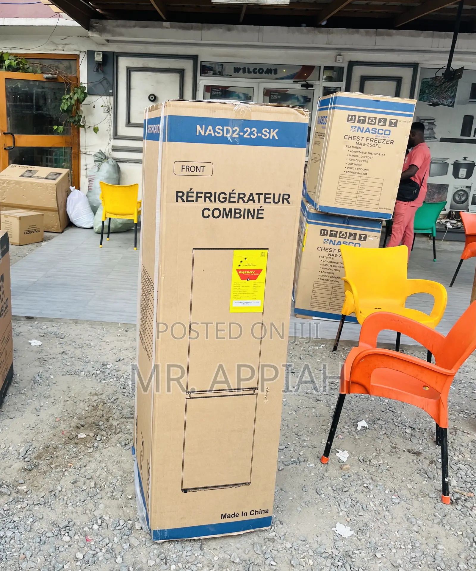 Shop Affordable Nasco Nasd2-23-Sk 2 Door Fridge(Gray).