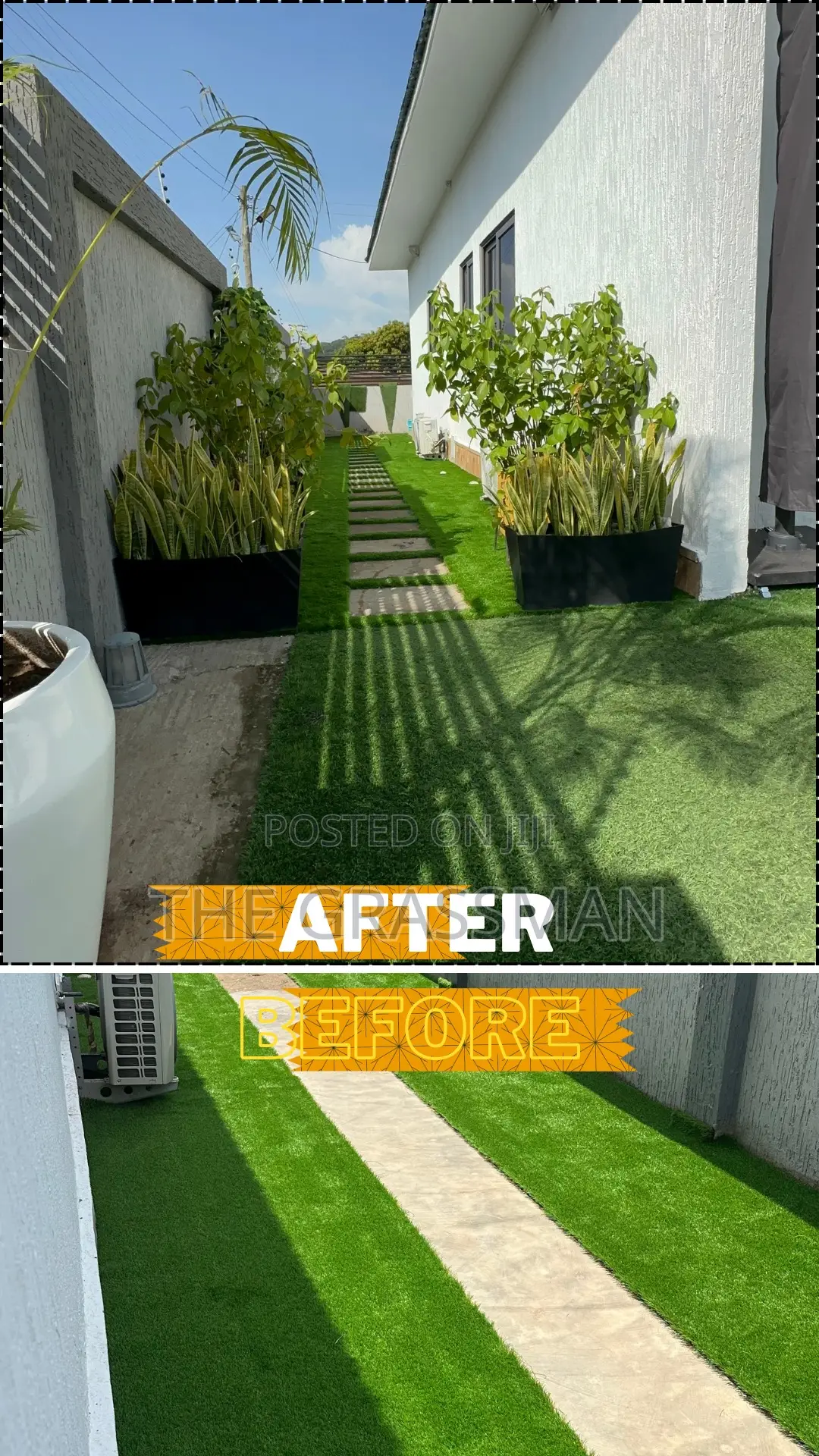 Green Grass for Compounds, Church and Schools