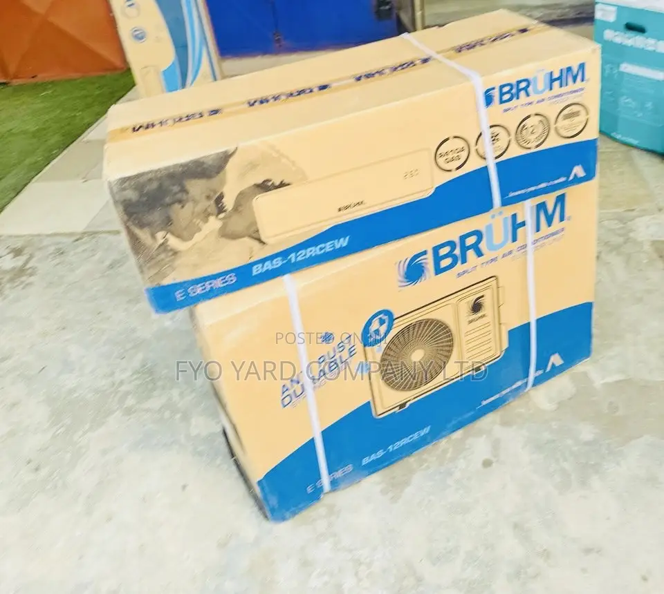 Low Noise Windy Airflow Bruhm 1.5 Hp Split R410 Ac