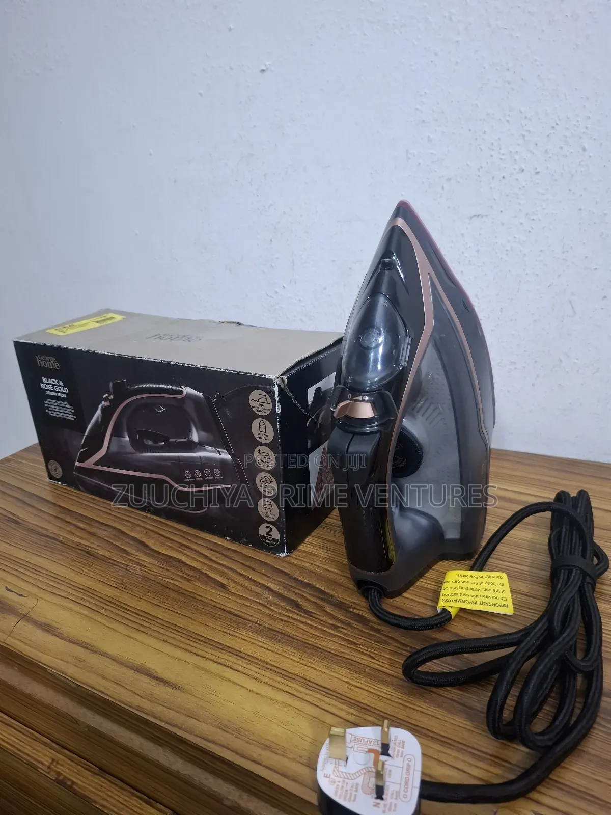 George Home 2800w Steam Iron Rose Gold From Uk
