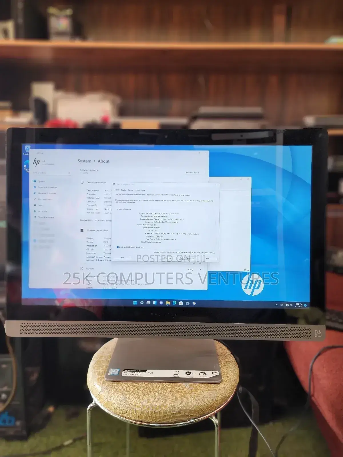 Desktop Computer HP Pavilion 24 8GB Intel Core i5 SSD 512GB