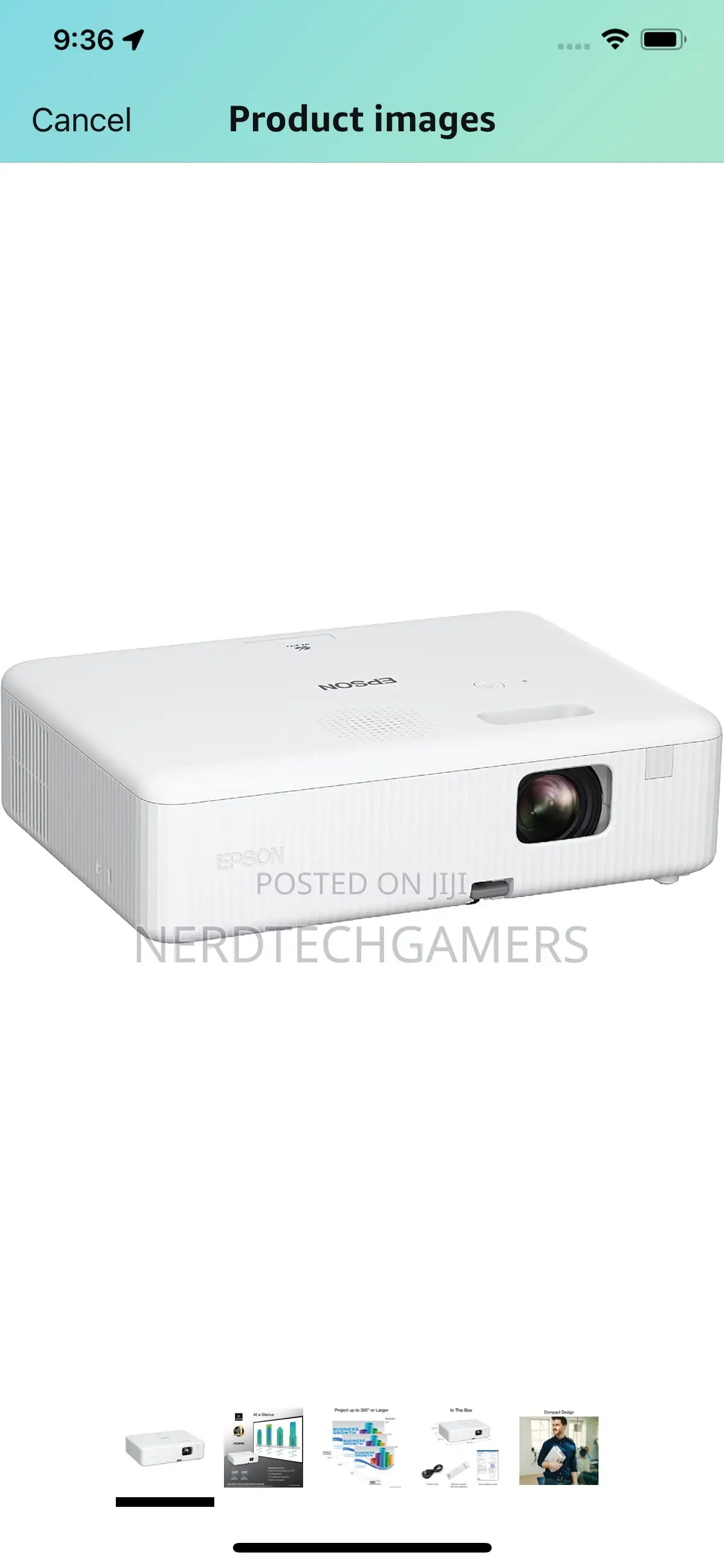 Epson Epiqvision Flex Co-W01 Portable Projector,