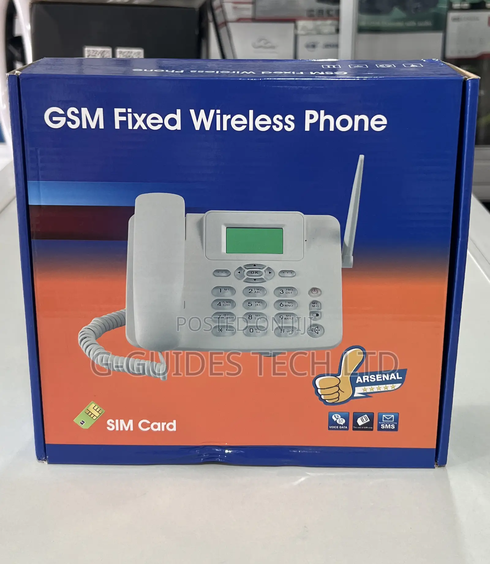 Arsenal Gsm Fixed Wireless Telephone Support Sim Card