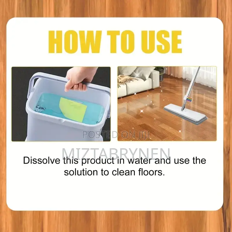 Powerful Scented Floor Cleaning Detergent - 30 Strips