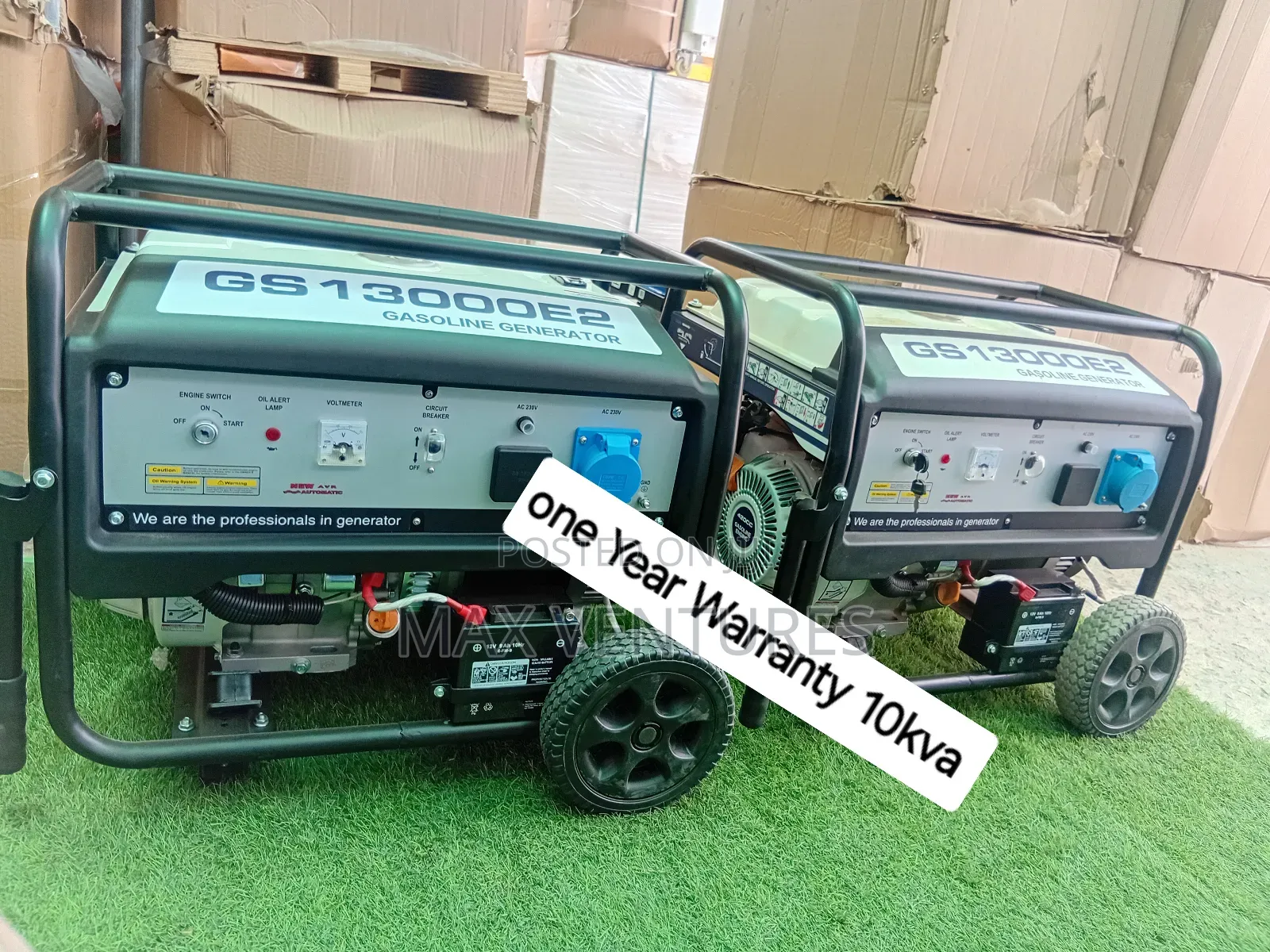 10kva Uk Model Petrol Generator Keystarter Genset 10kva