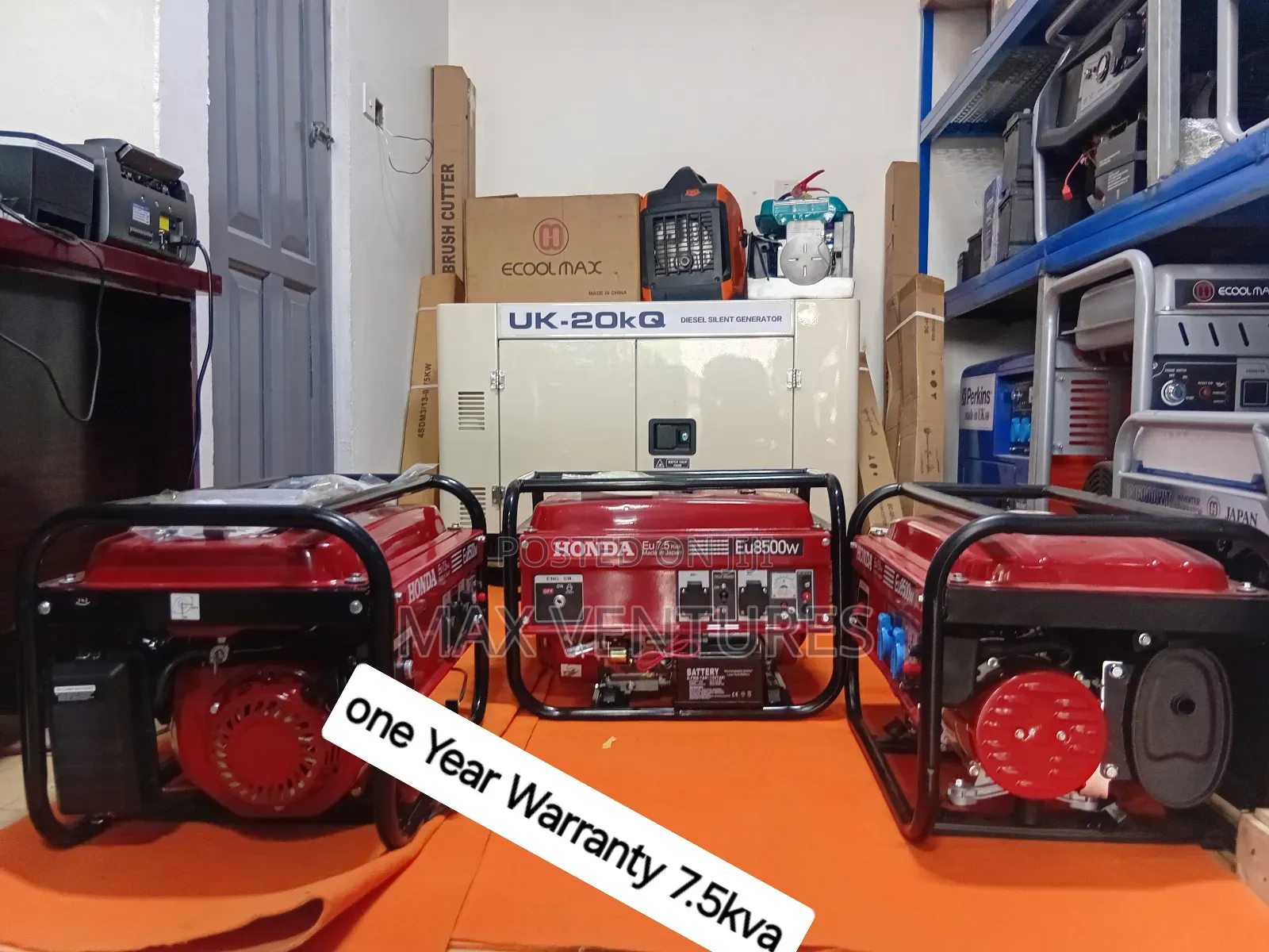 7.5kva Generator Fuel Efficient Genset 7.5kva