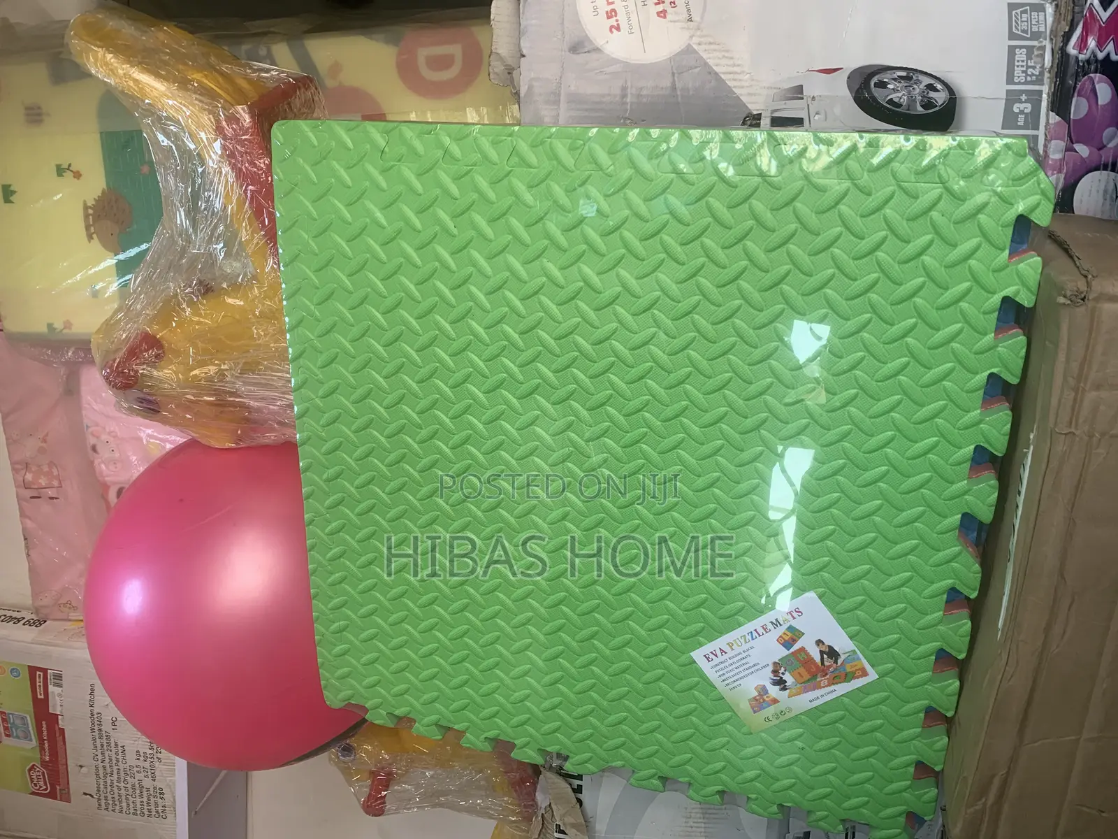 4pcs Eva 60x60cm Puzzle  Mats 120x120cm Anti Slip Mats