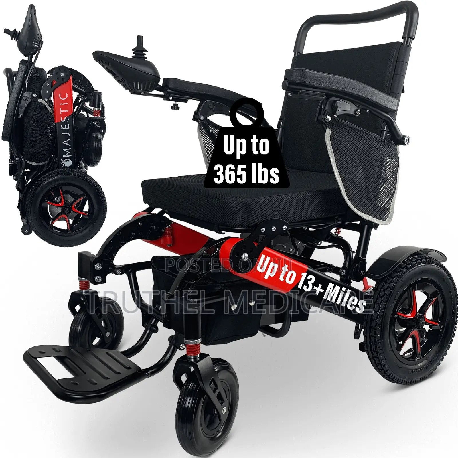 Power Electronic Standing Wheelchair
