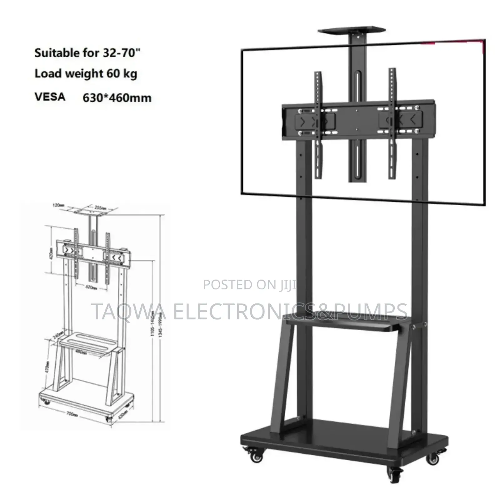 Buy the 1700 Tv Stand 32-75 Movable