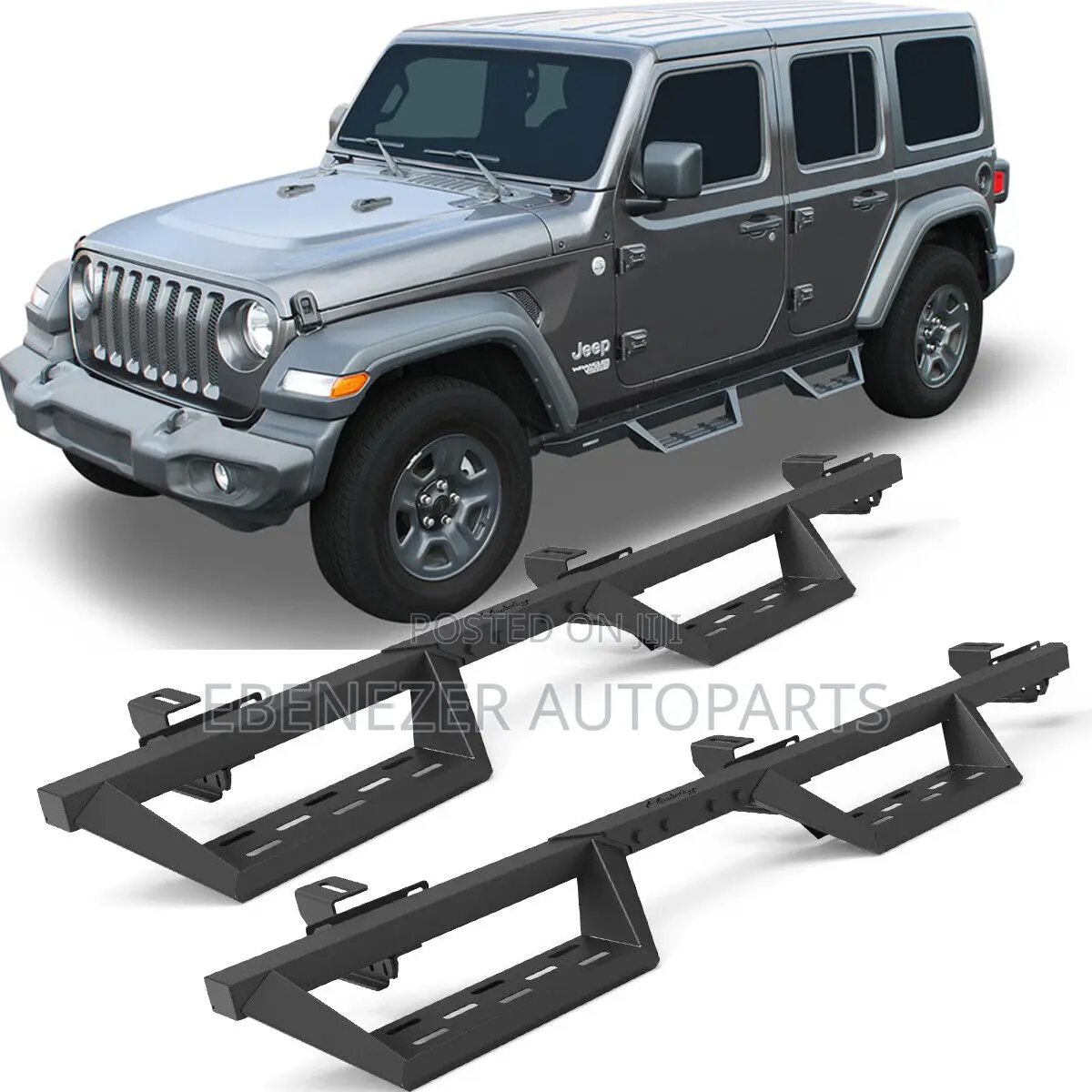 Jeep Wrangler Side Steps Available