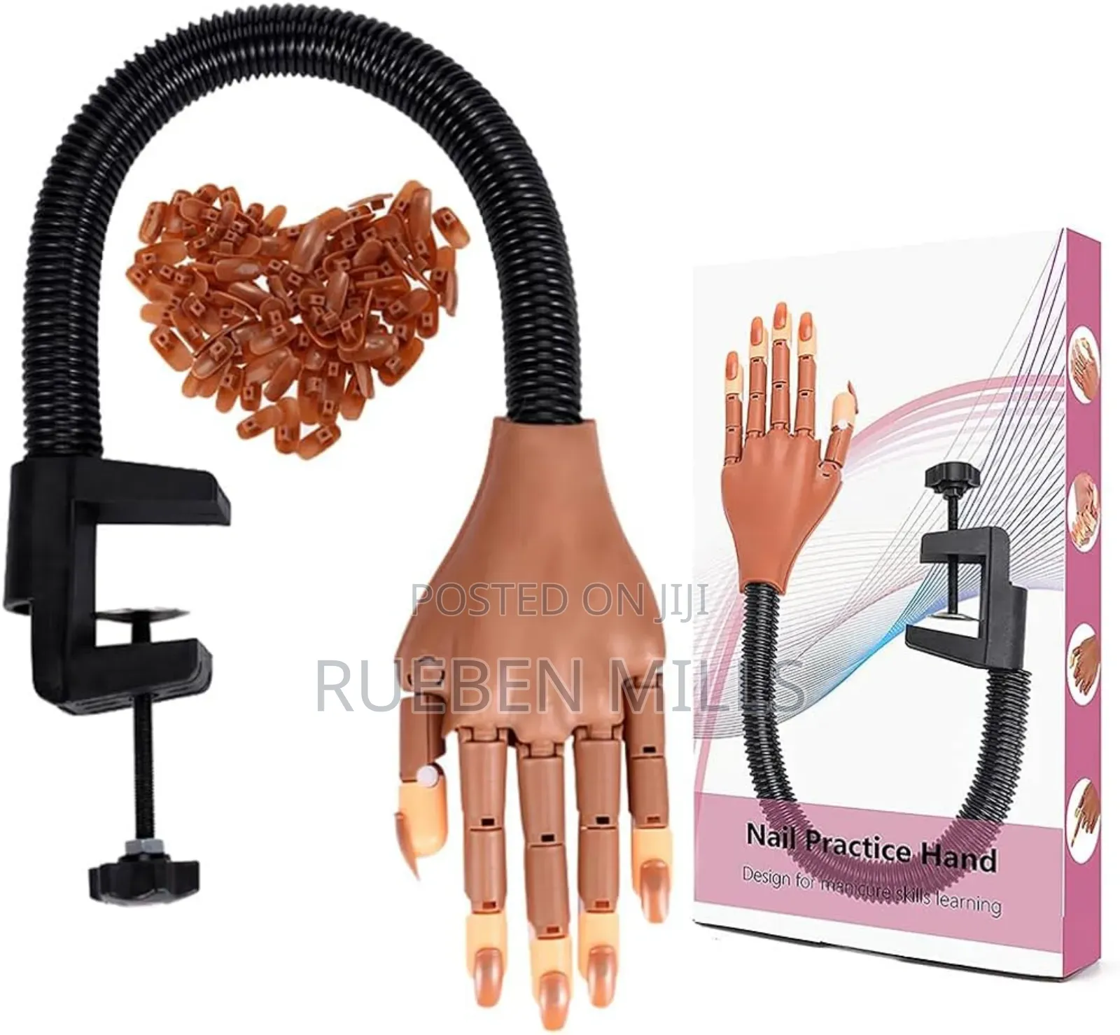 Suerbeaty Upgrade Nail Practice Mannequin Hand Acrylic Nails
