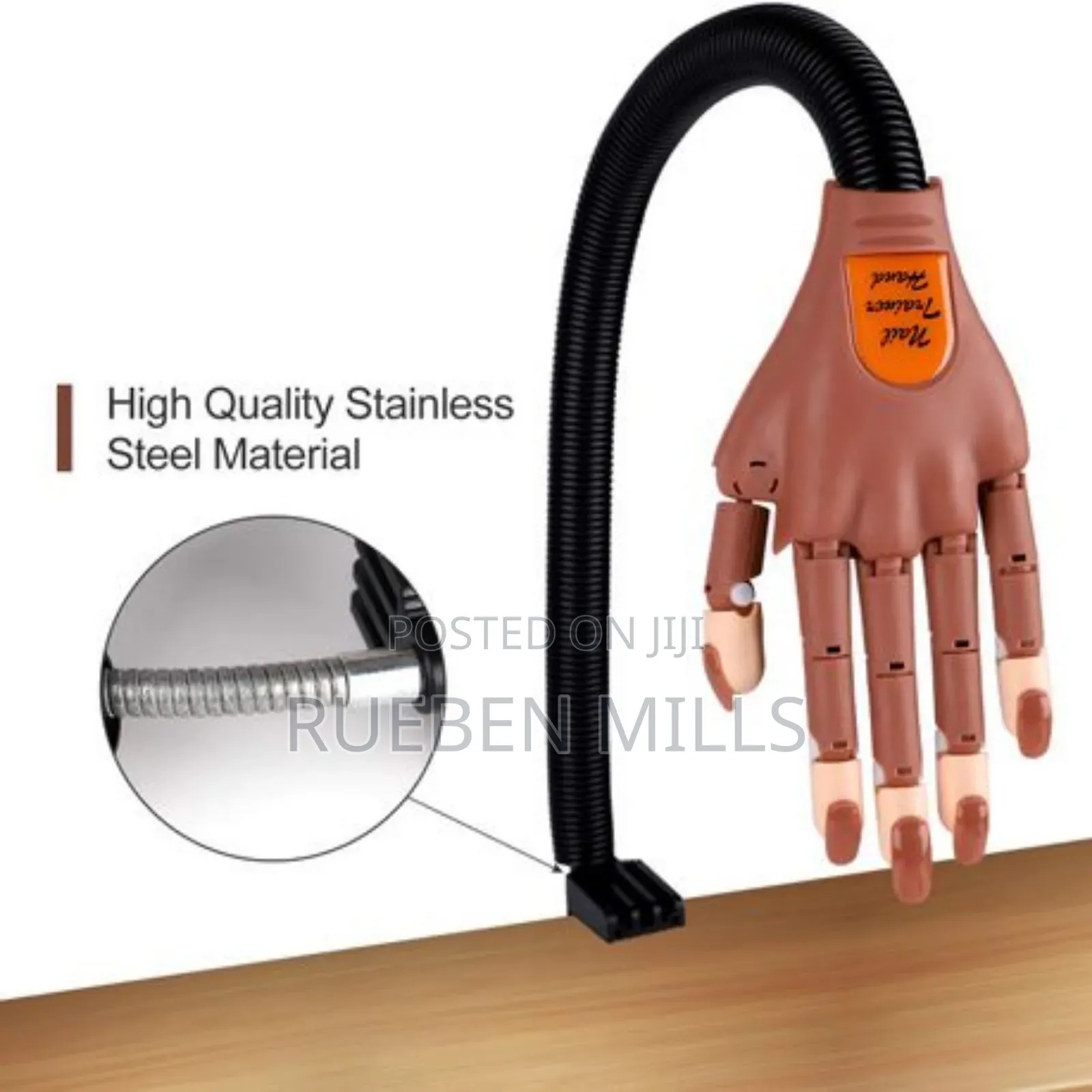 High Quality Stainless Steel Nail Practice Mannequin Hand