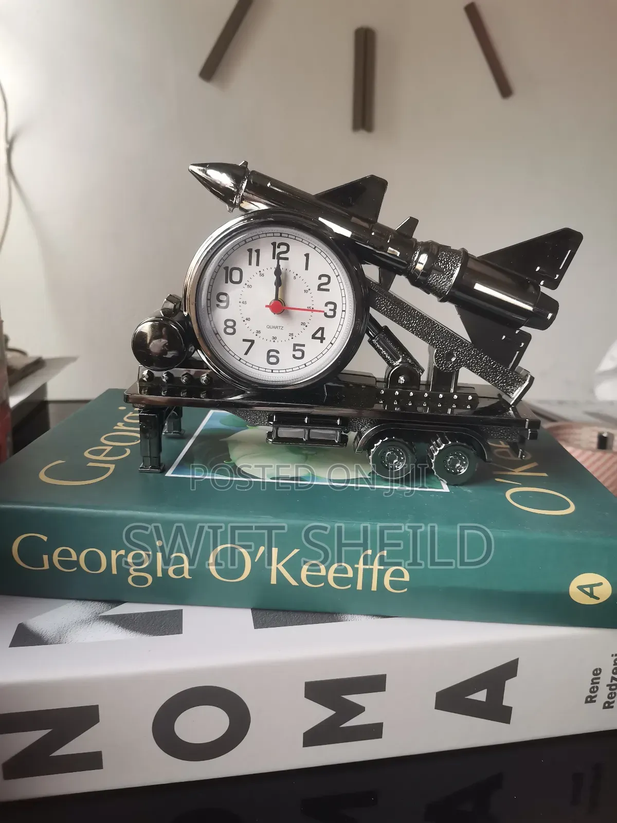 Amunition Table Shelve Alarm Clock for Decor