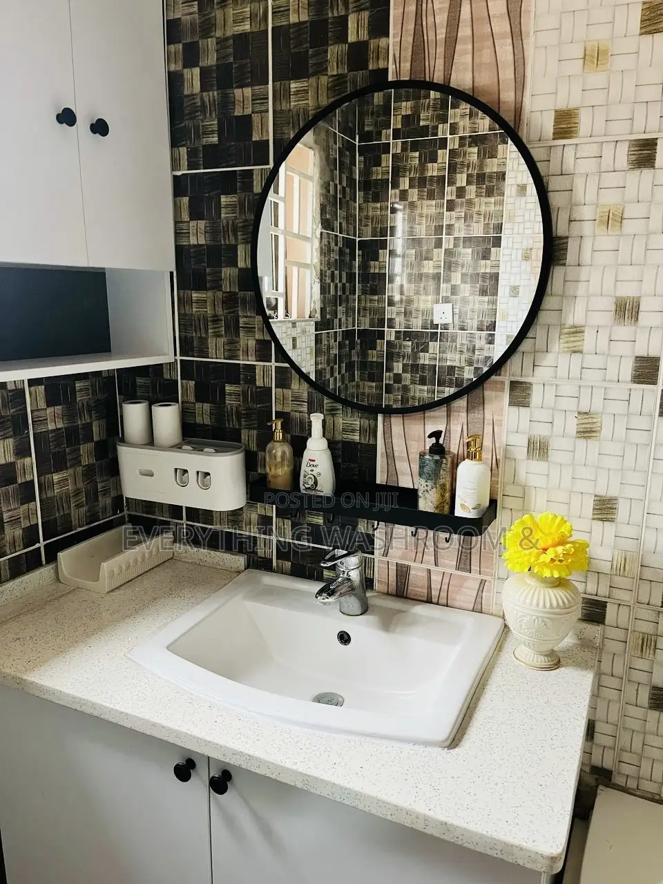 Black Mirror_round Mirrors_60cm Mirror for All Purposes