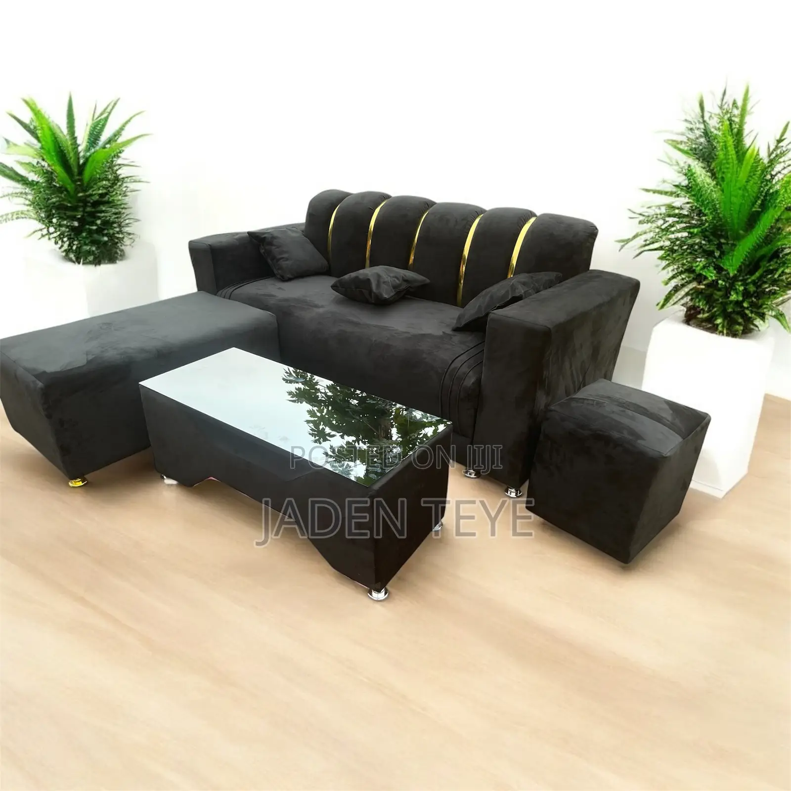 Black Fabric 3 in Set