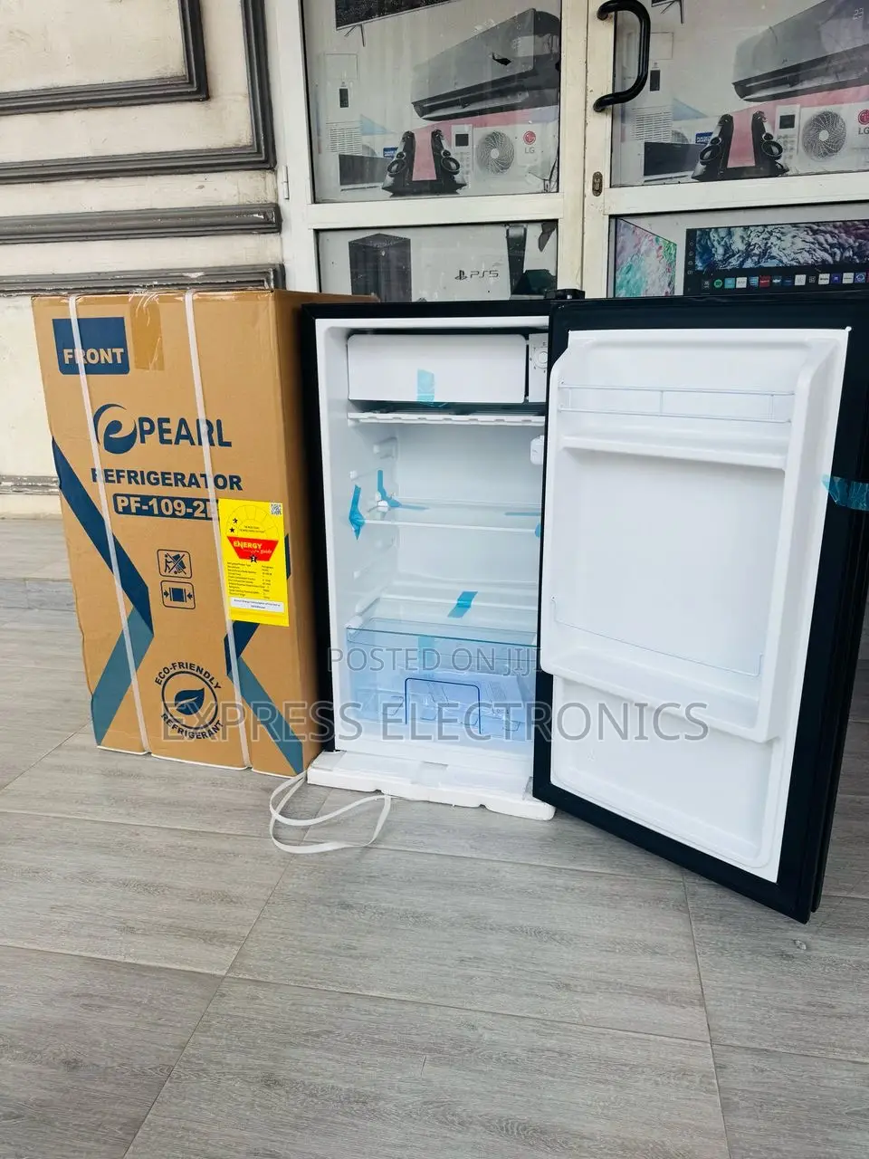 Lovely New Black Glass Door Pearl Fridge Table Top