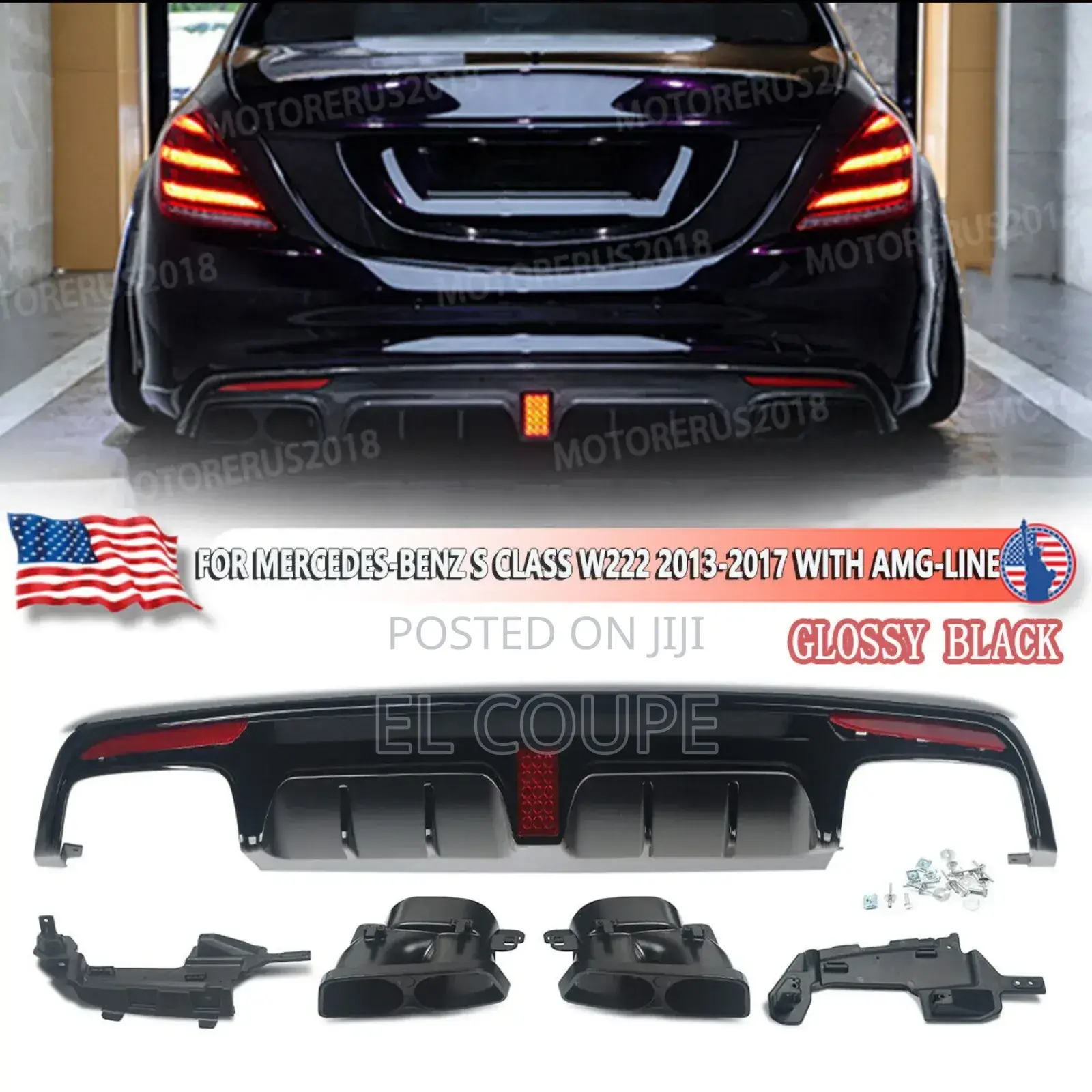 Mercedes Benz Back Bumper Diffuser