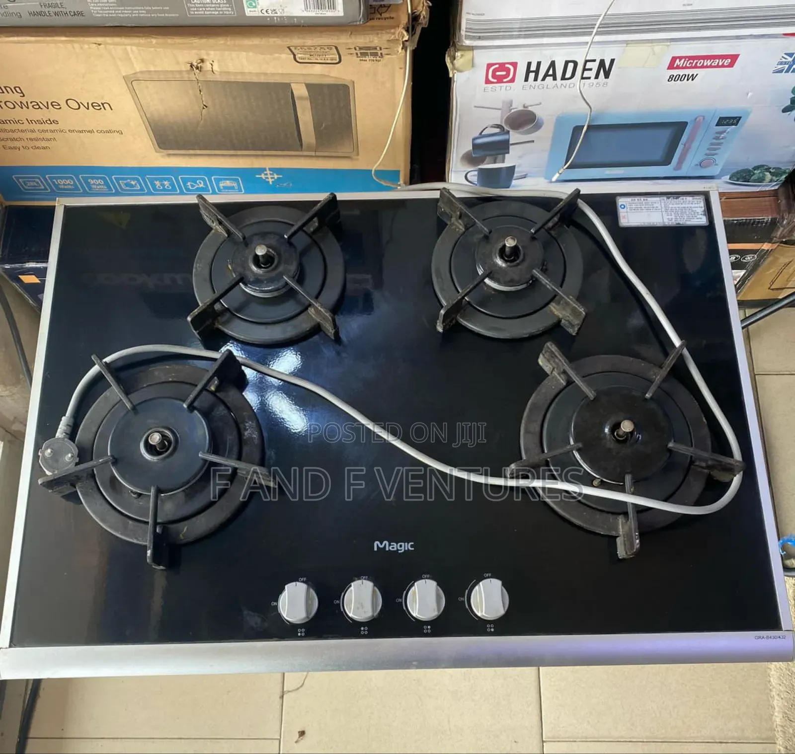 Magic 4 Burner Gas Cooker
